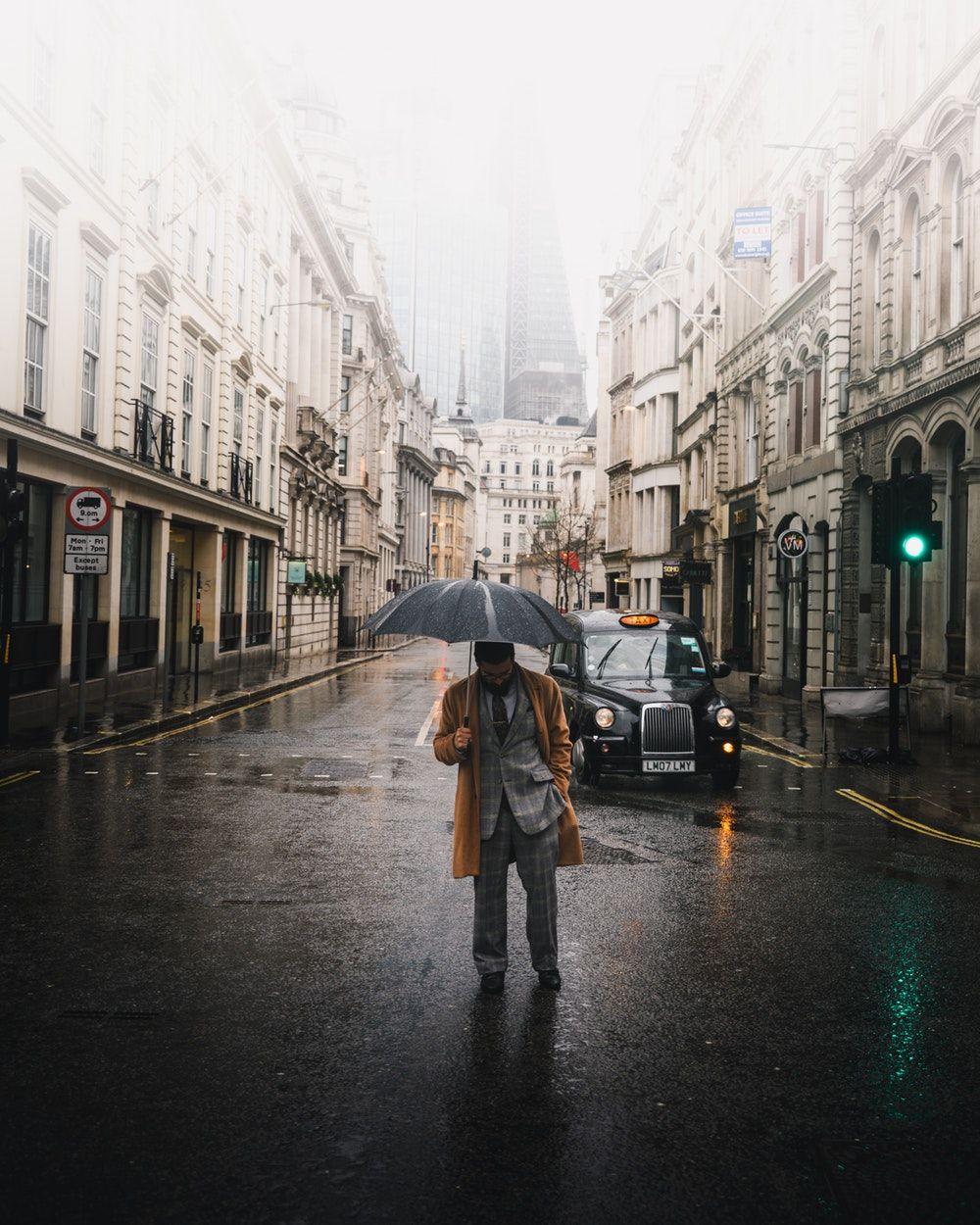 Rainy Street Picture. Download Free Image