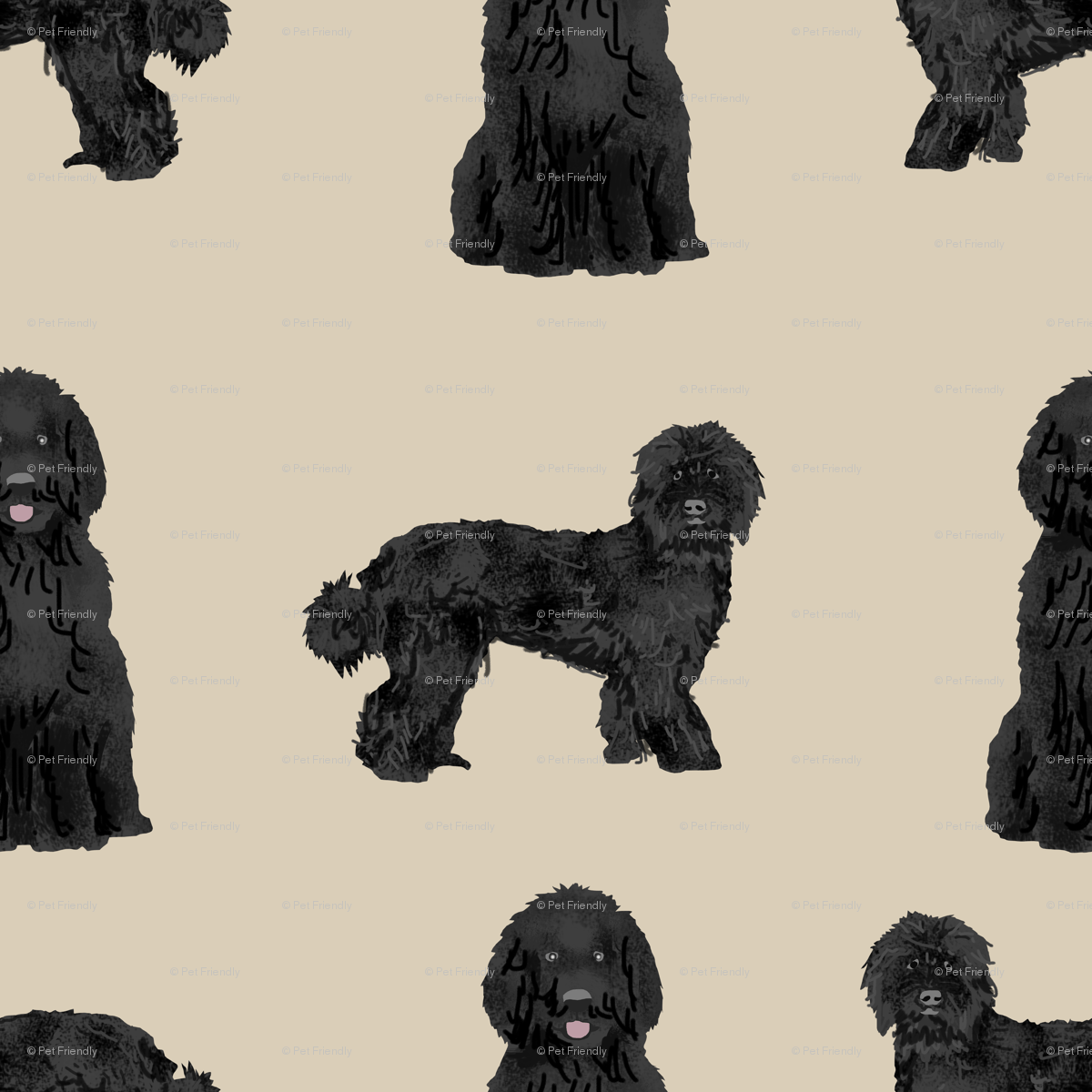 labradoodle dog fabric labradoodles design wallpaper