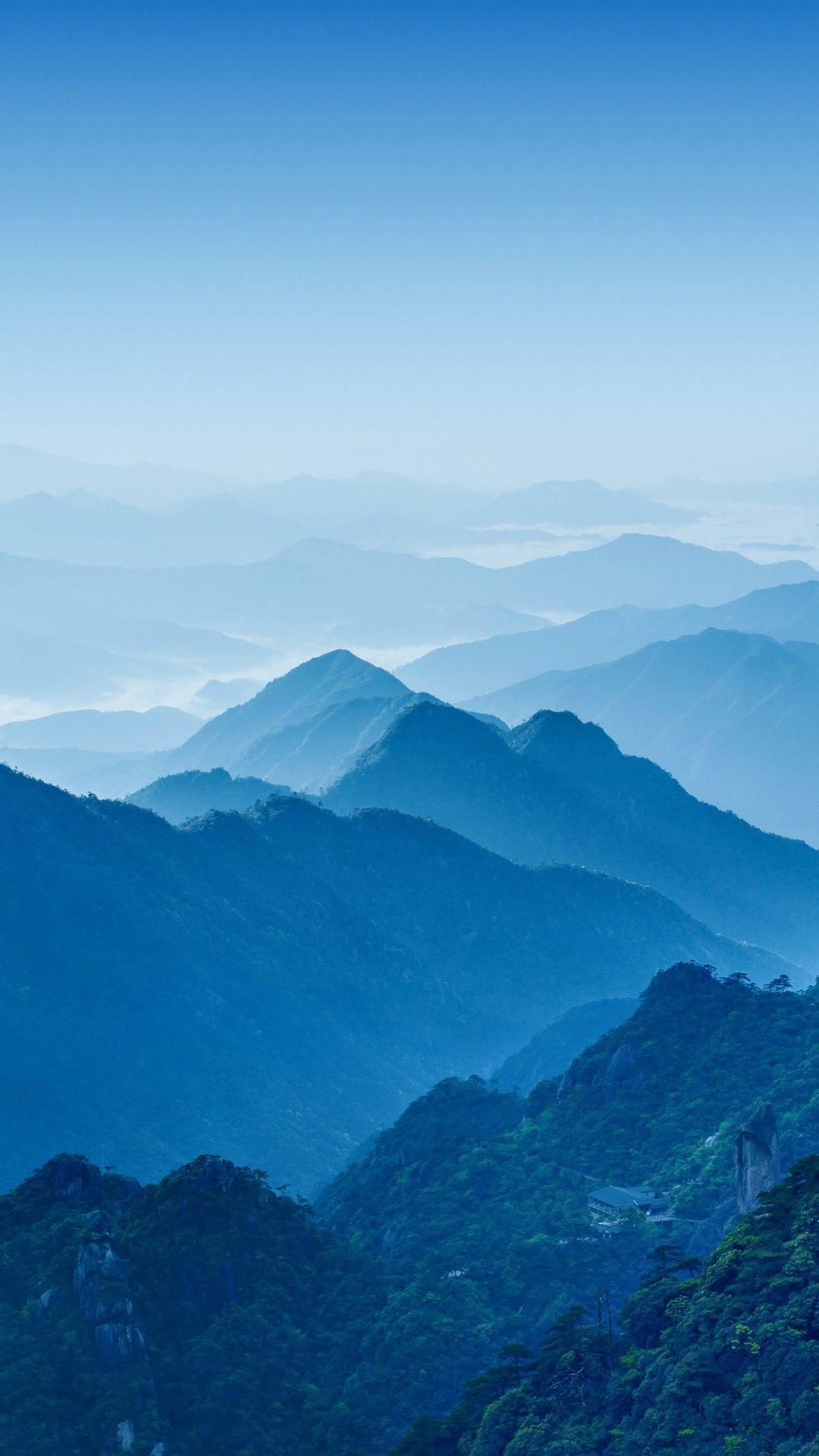 Mountains Daytime Huawei Mate 10 Stock Wallpaper. HD Wallpaper