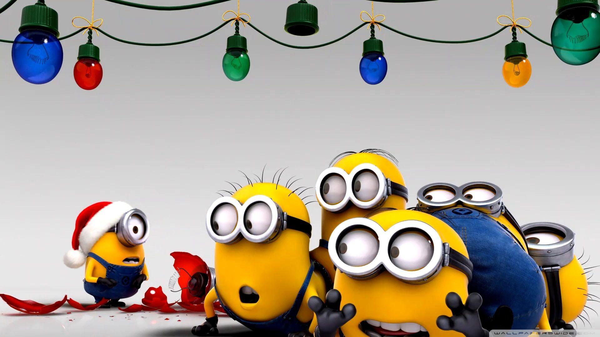 Minions Christmas Wallpapers  Wallpaper Cave  Minion christmas Merry christmas  minions Christmas wallpaper