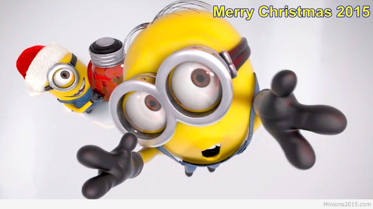1269x712px Android Minion Christmas Wallpaper