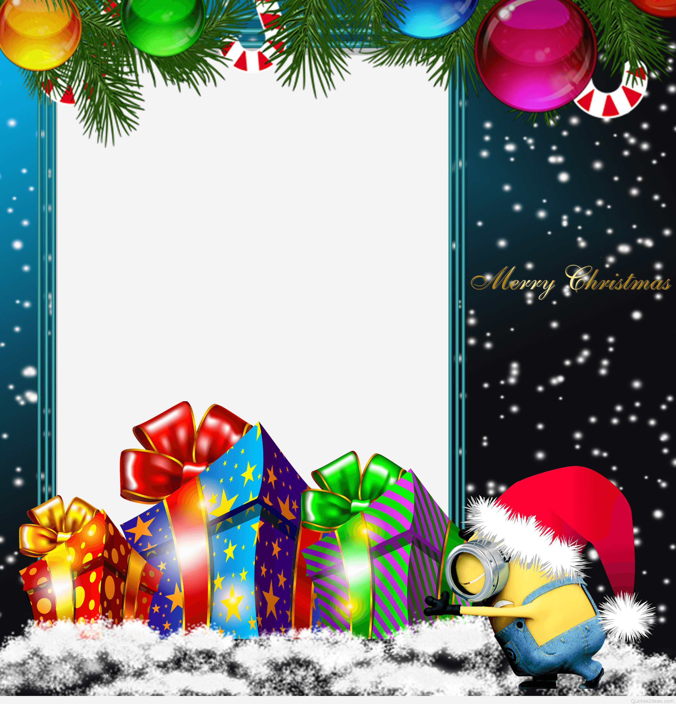 Funny Christmas Minions Wallpaper Image HD. HD Wallpaper