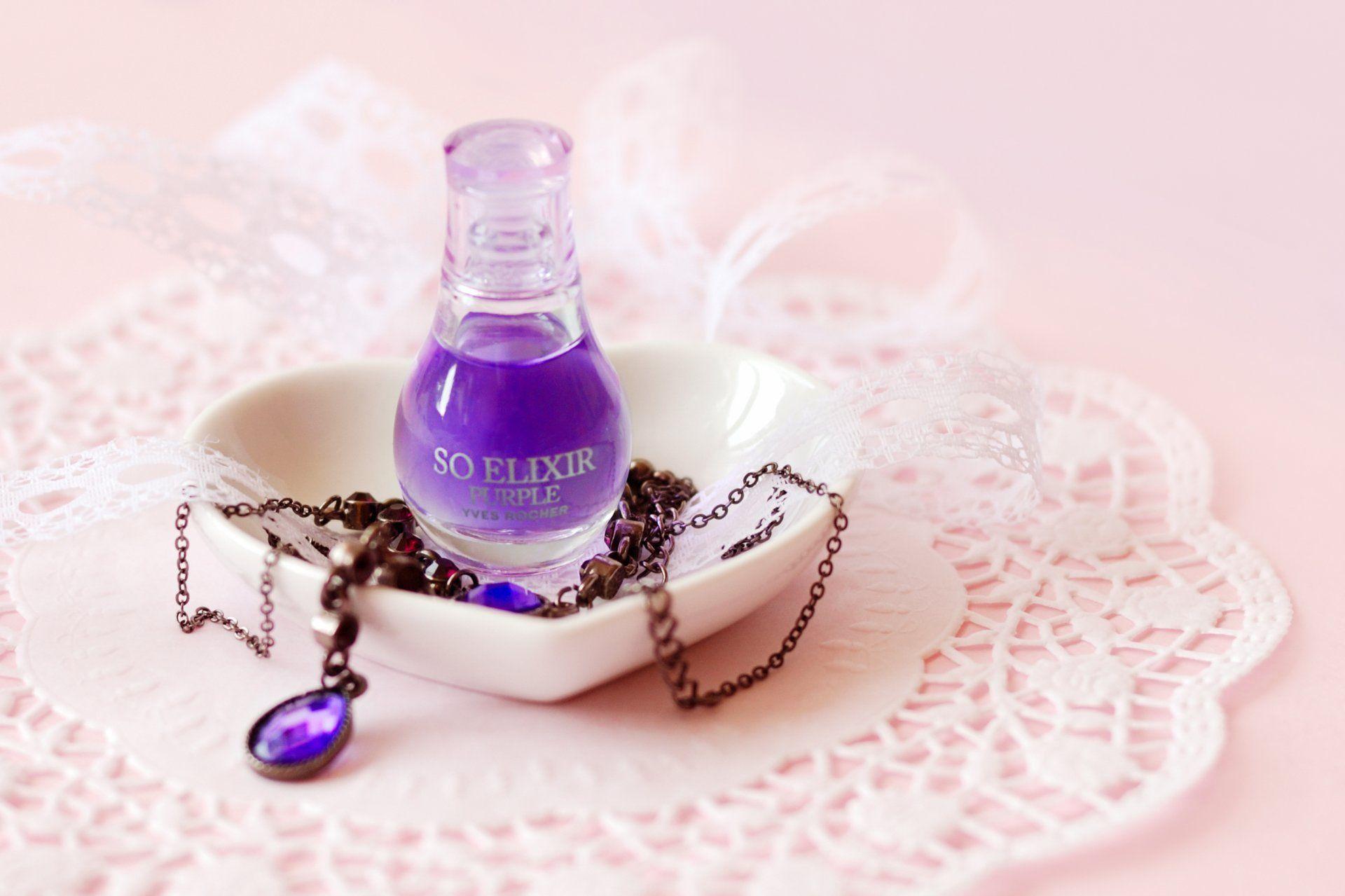 style decoration accessories string necklace purple stone elixir
