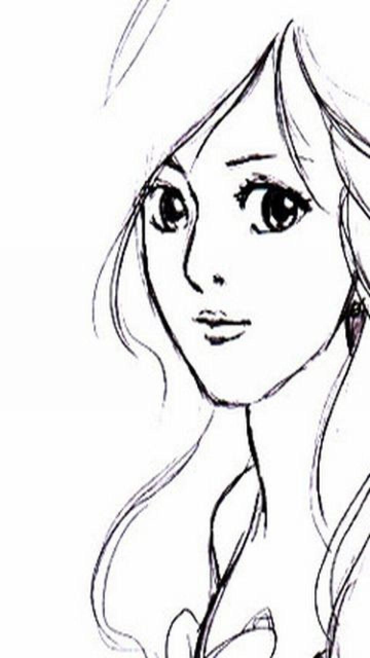 Drawing Cute Girl Sketch, girl drawings HD phone wallpaper | Pxfuel