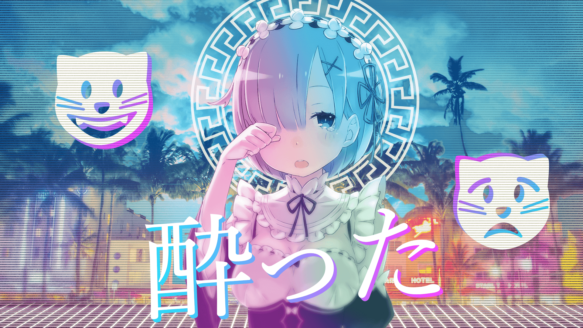 a e s t h e t i c Vaoorwave Wallpaper mostly anime dump