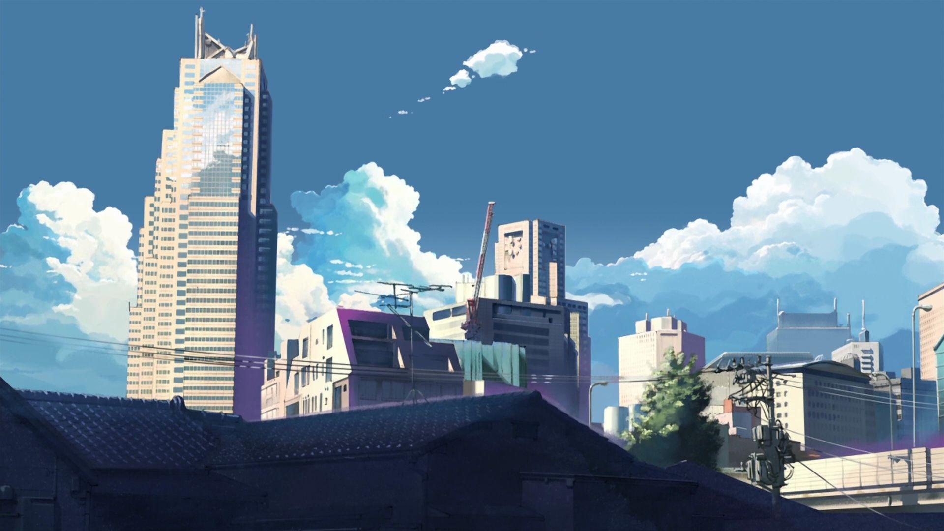 90s anime scenery