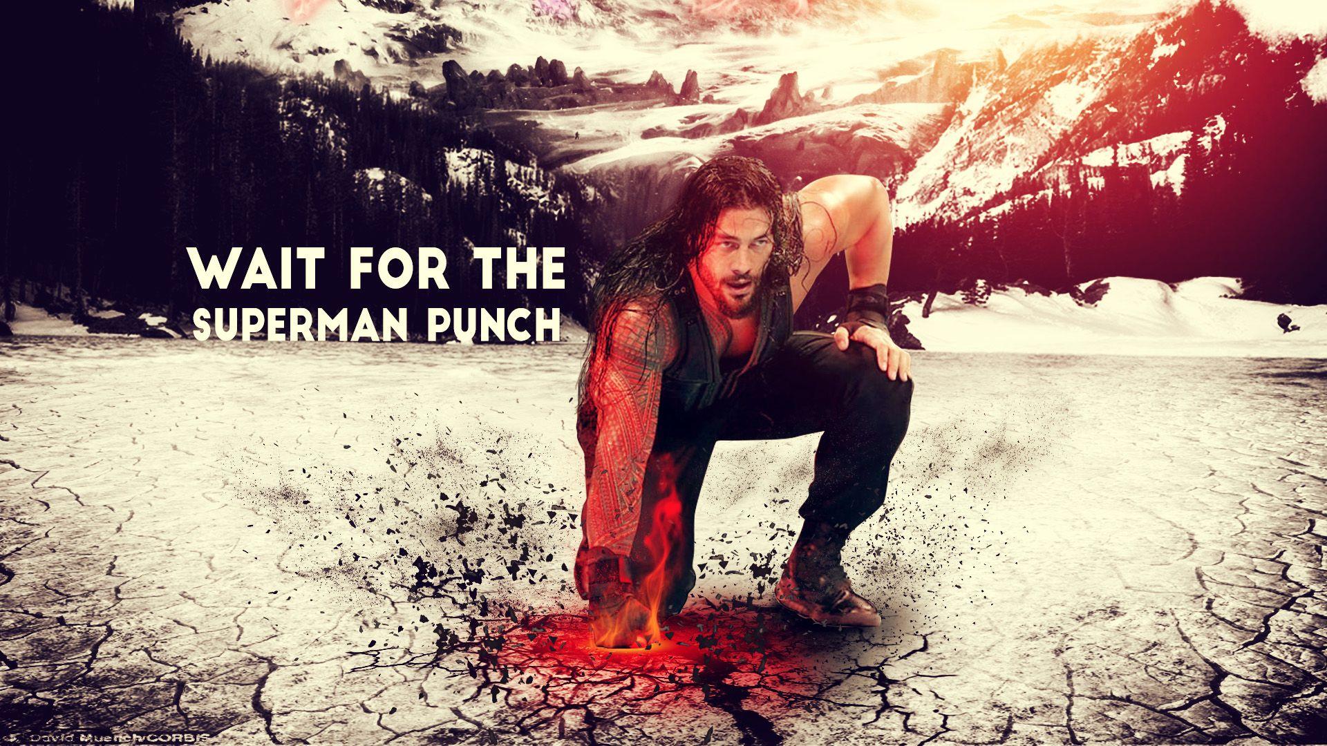 Download Roman Reigns Man Punch 2560x1440 Resolution, Full