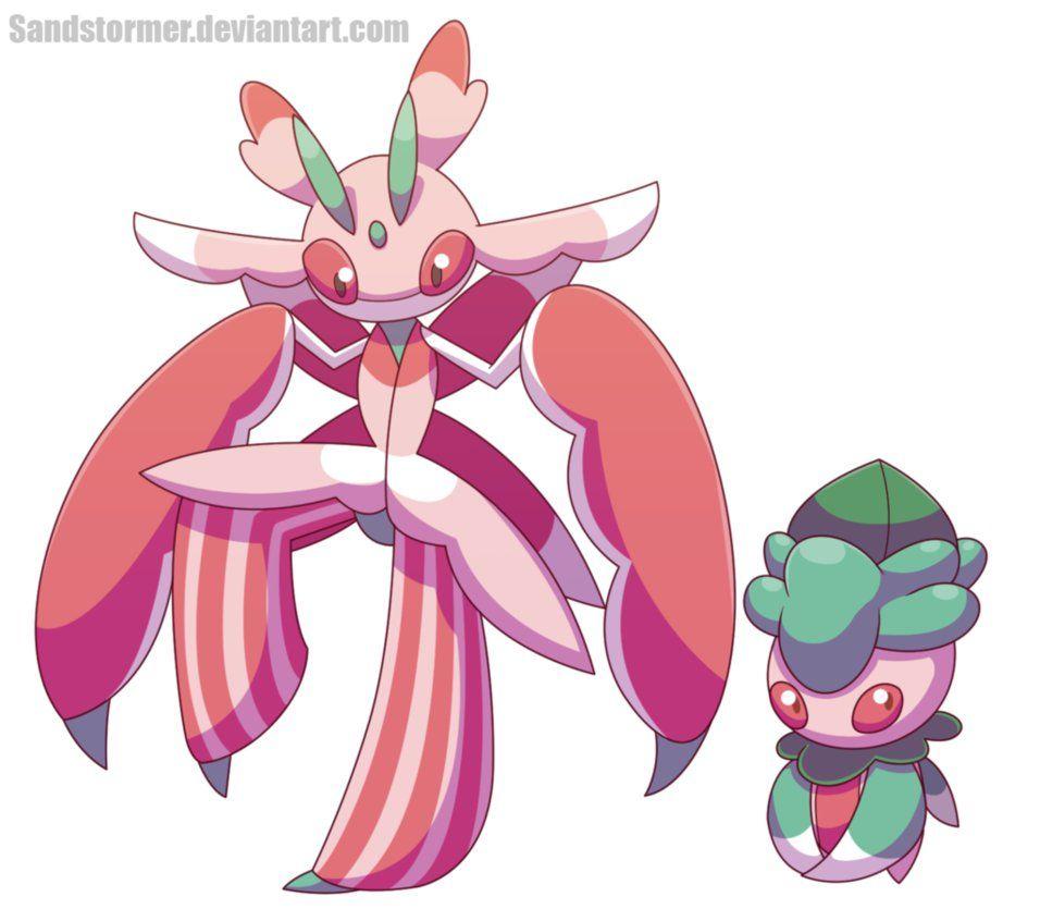 Fomantis and Lurantis by Sandstormer. POKEMON. All