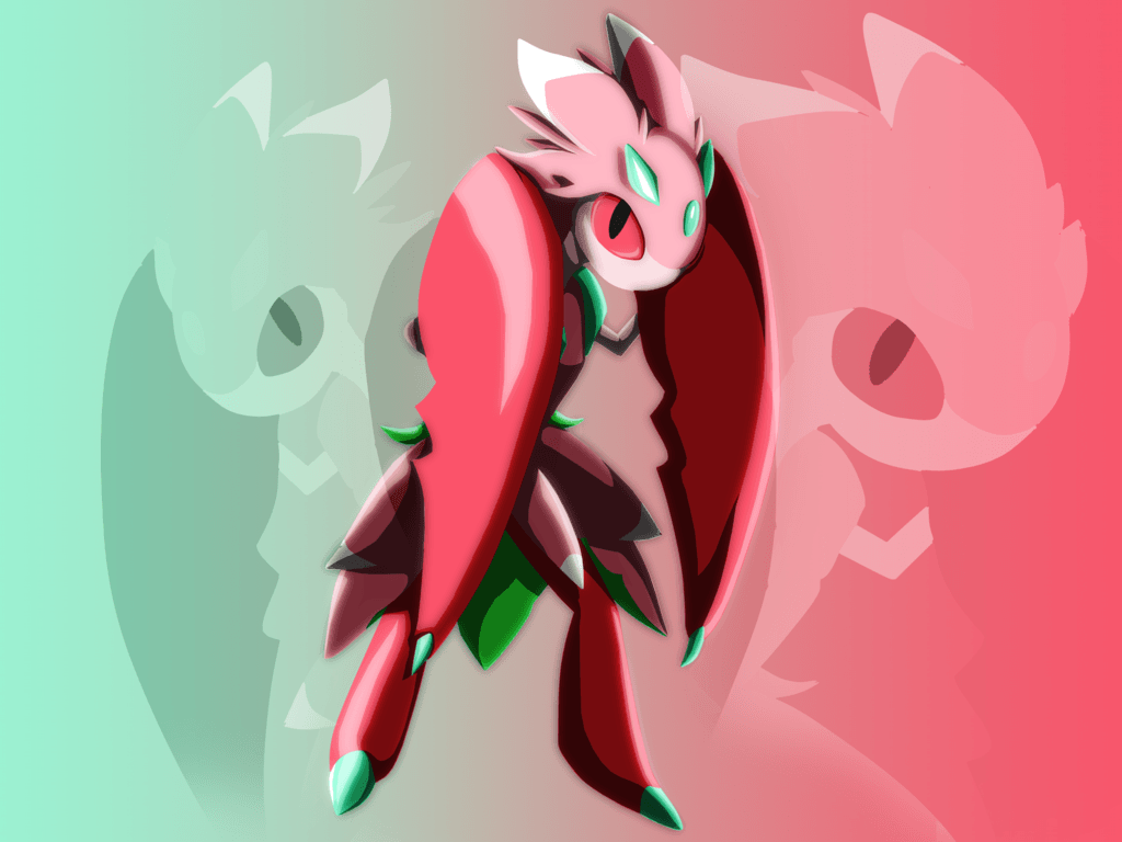 Lurantis Mega Evolution (Background) By Ghost Troupe