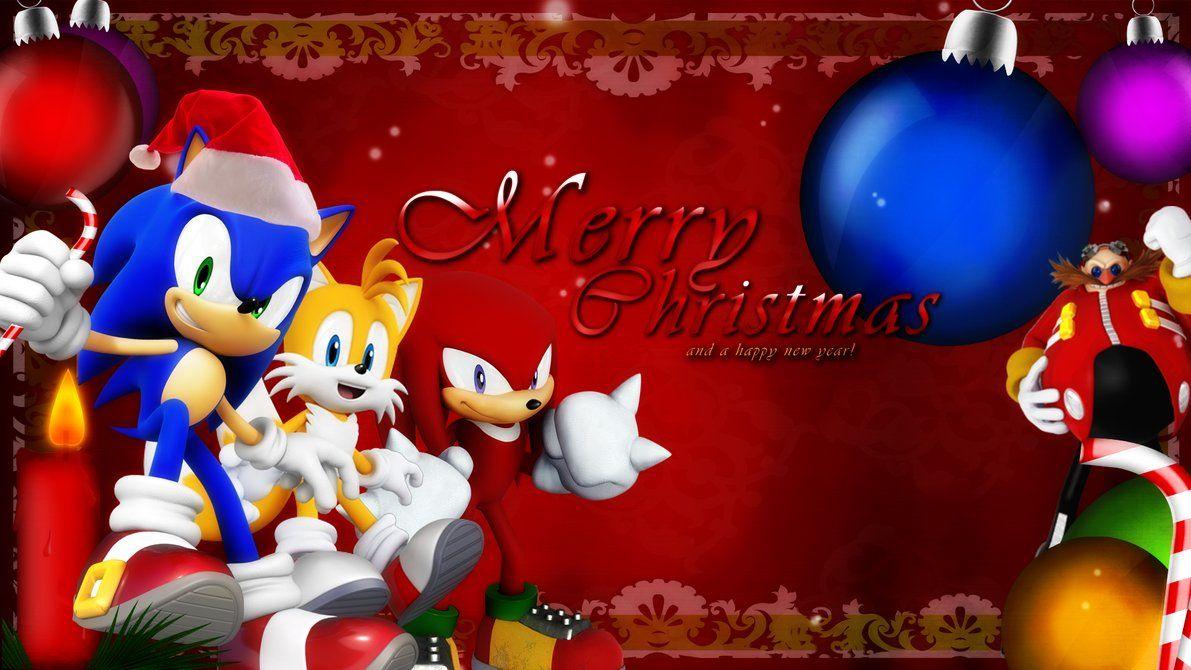 Sonic Christmas Wallpaper