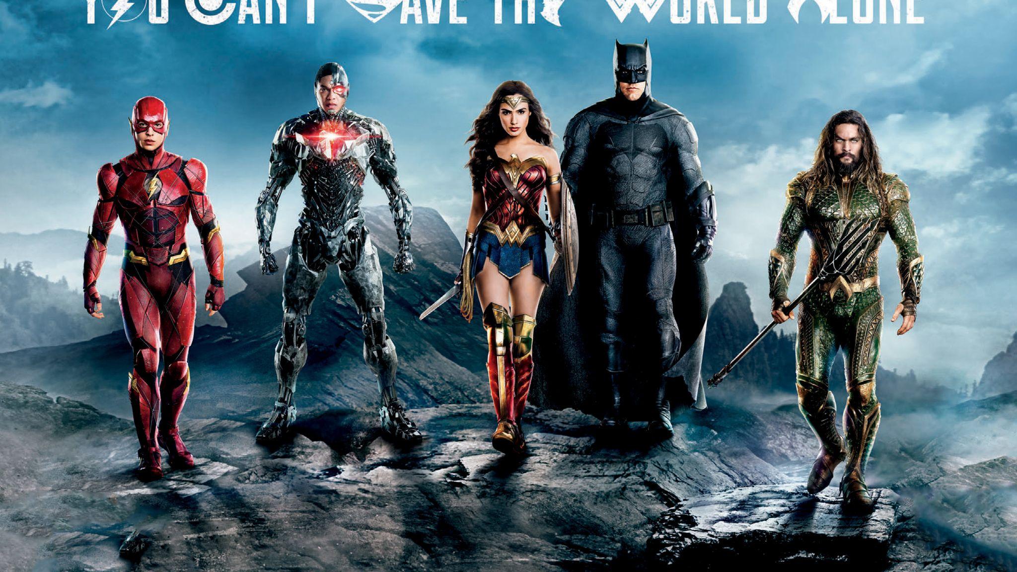Justice League Flash Cyborg Wonder Woman Batman Aquaman