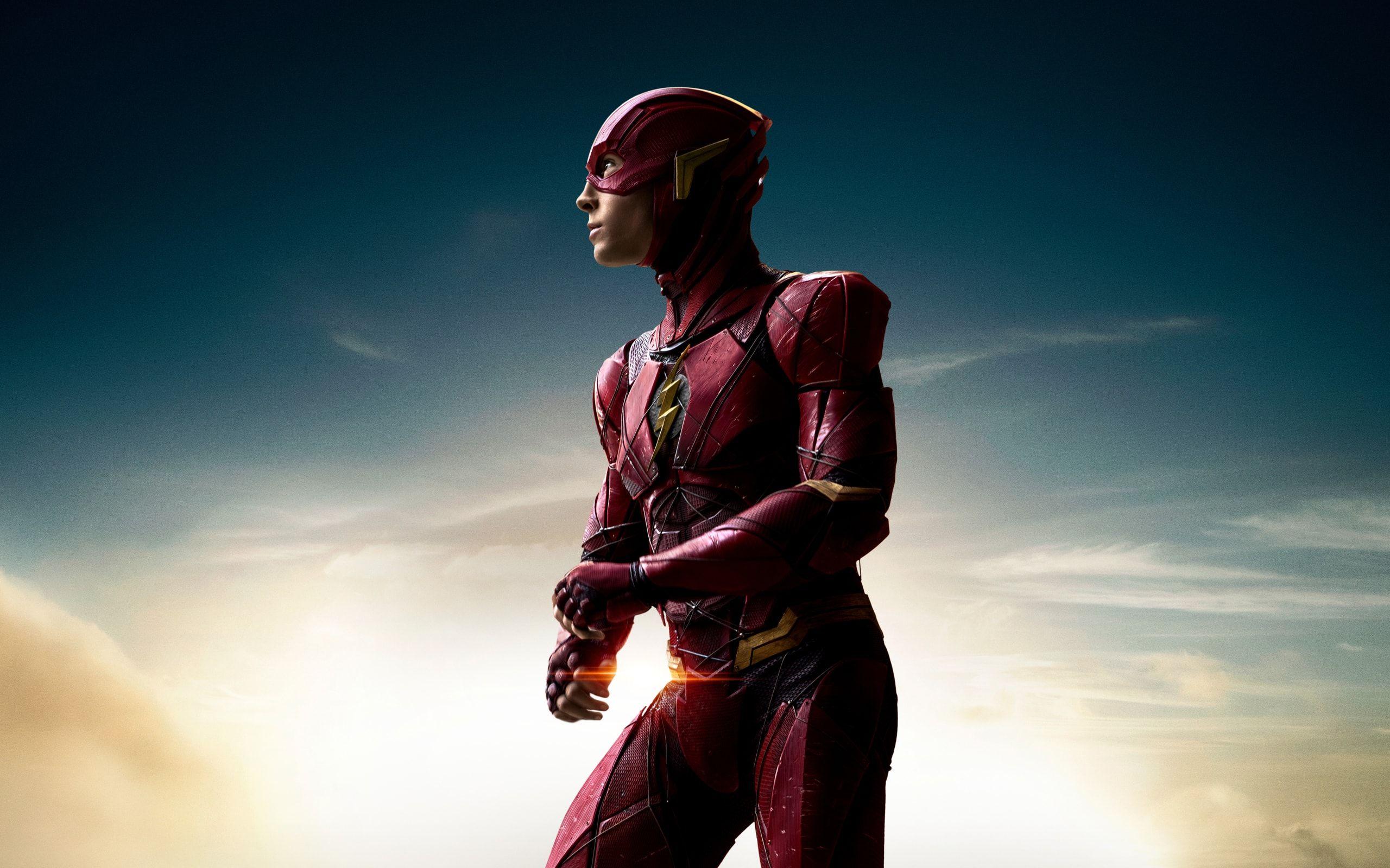 Wallpaper of Ezra Miller, Flash, Movie, Justice League Desktop