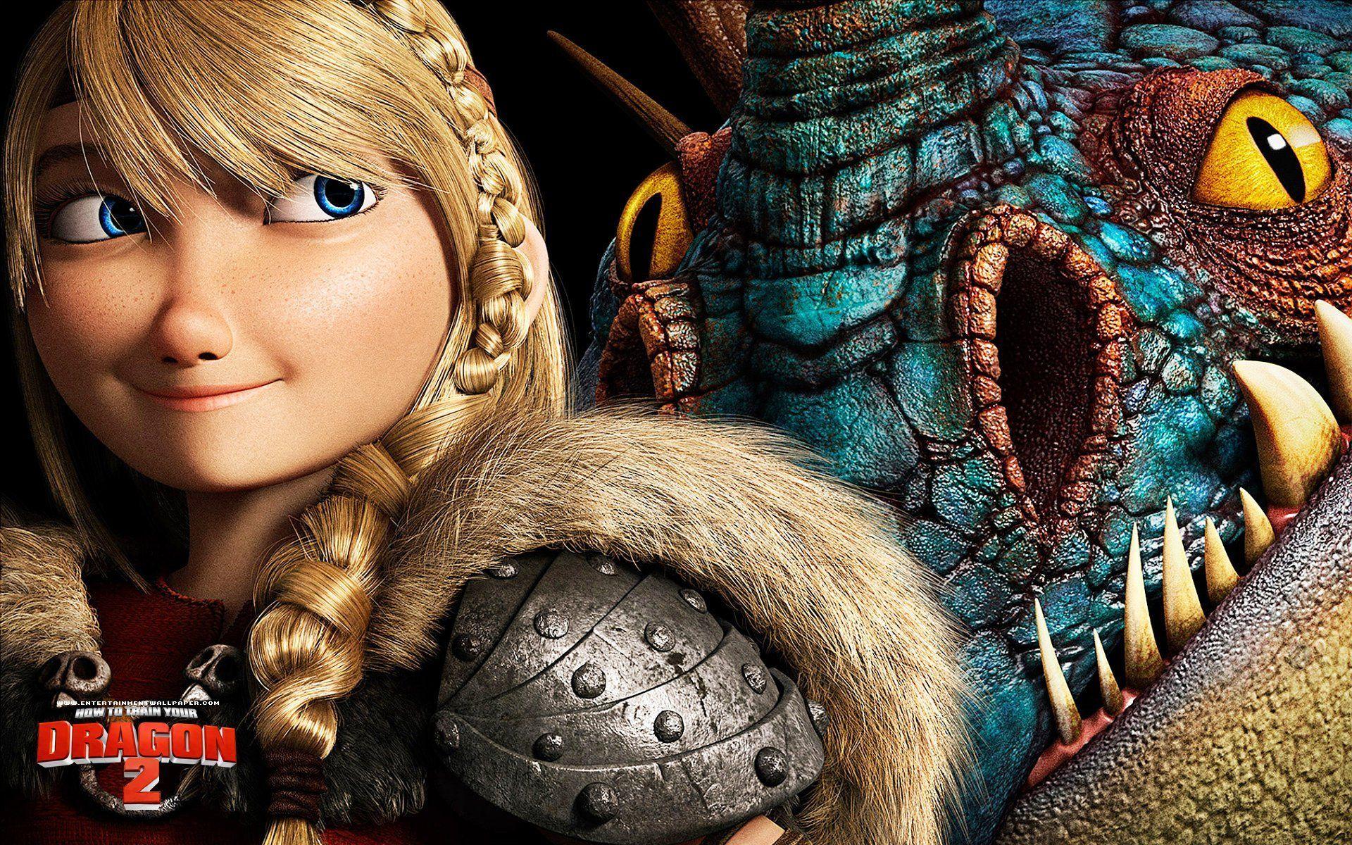 How To Train Your Dragon 2 Poster Astrid and Stormfly Wallpaper