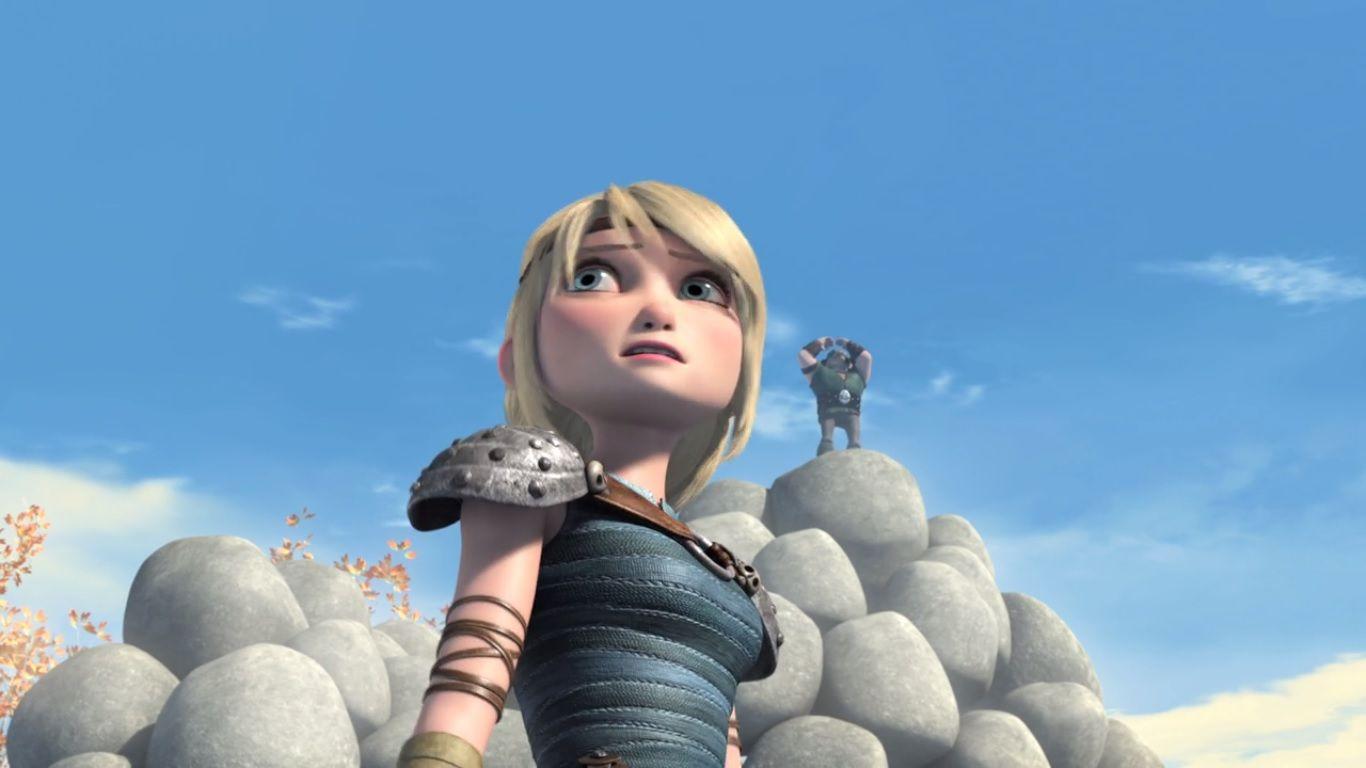 Astrid looking for her dragon. How to Train