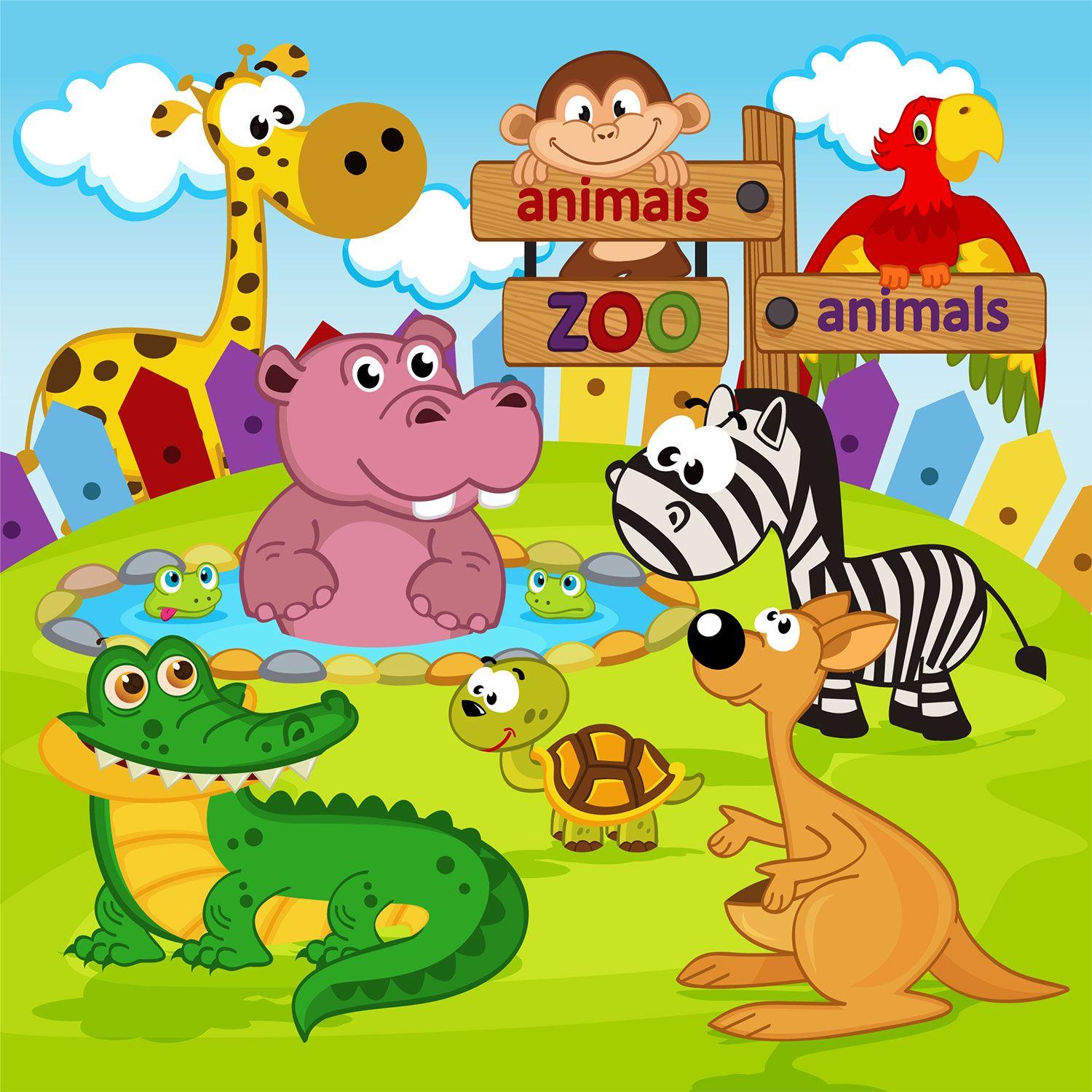 Zoo Animals Wallpaper