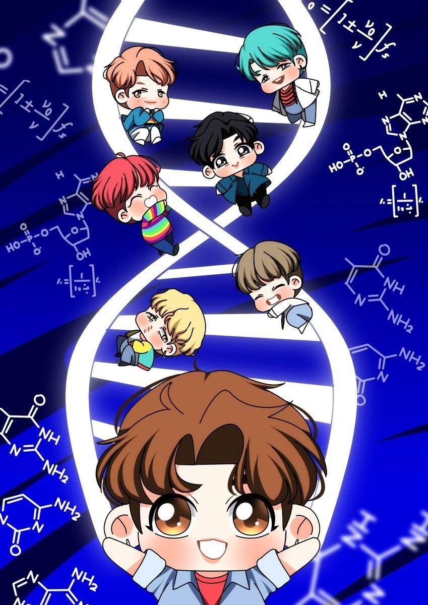 ♡ ❤ ♡ DNA. BTS. BTS, Bts chibi and Bts wallpaper