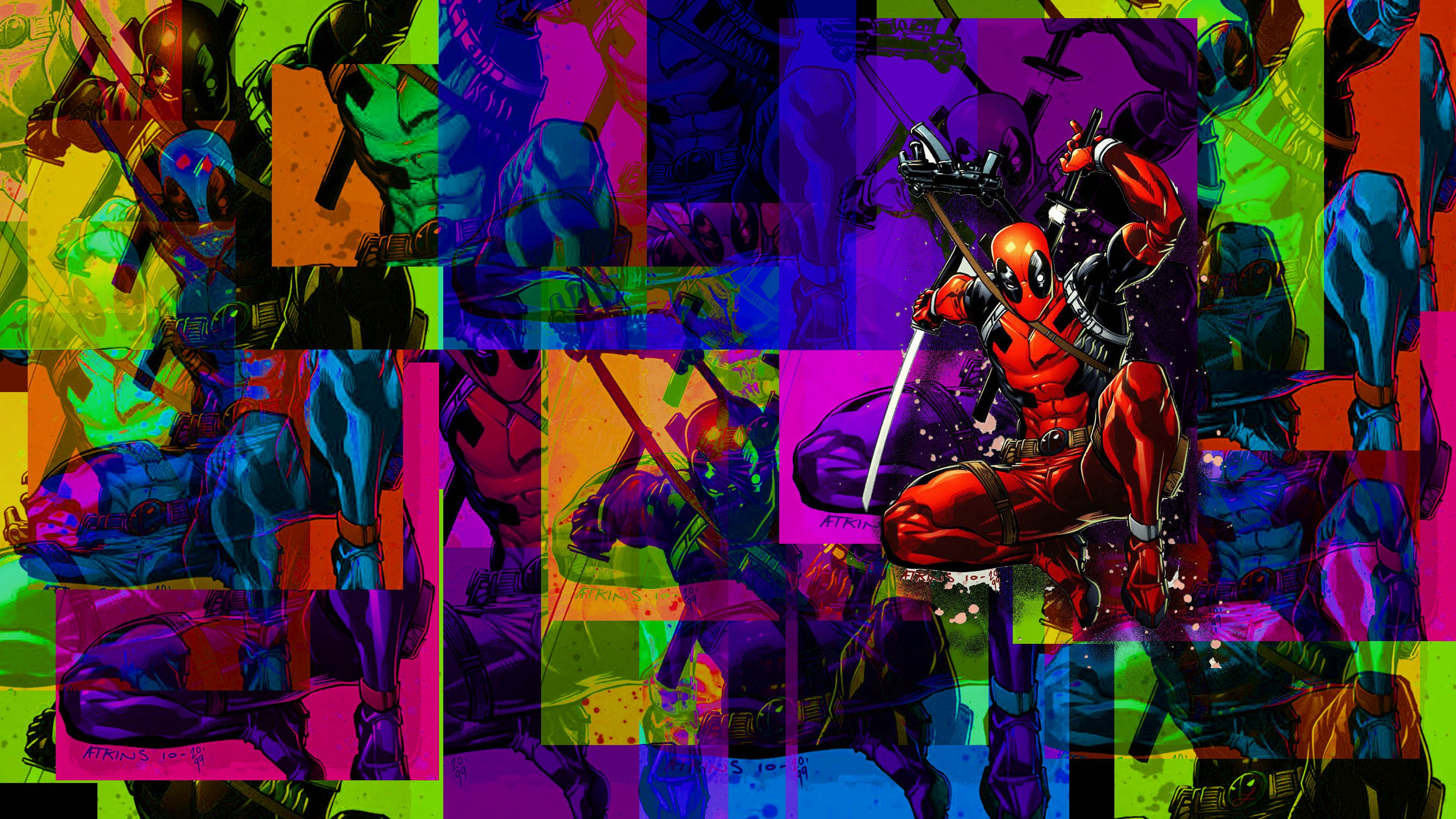4K Deadpool Wallpaper: Tried my own Photoshop Error wallpaper