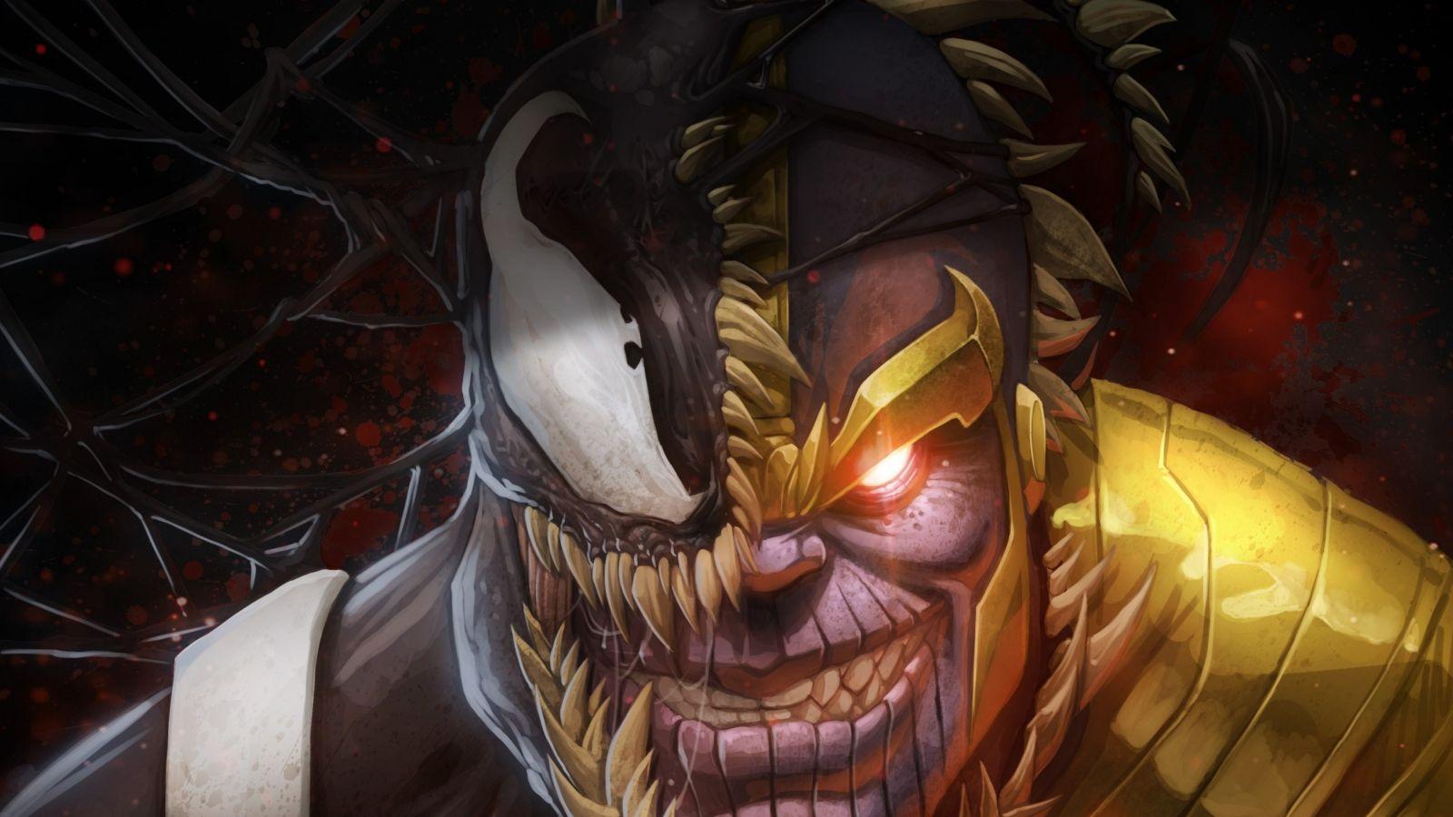 Download Marvel Comics, Thanos, Venom, 4K Widescreen 4:3