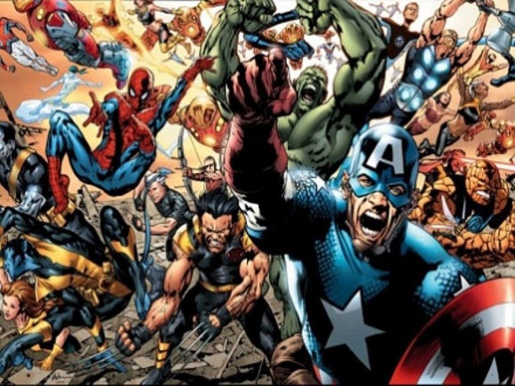 Marvel Heroes Wallpaper 4K (1024x768 px)