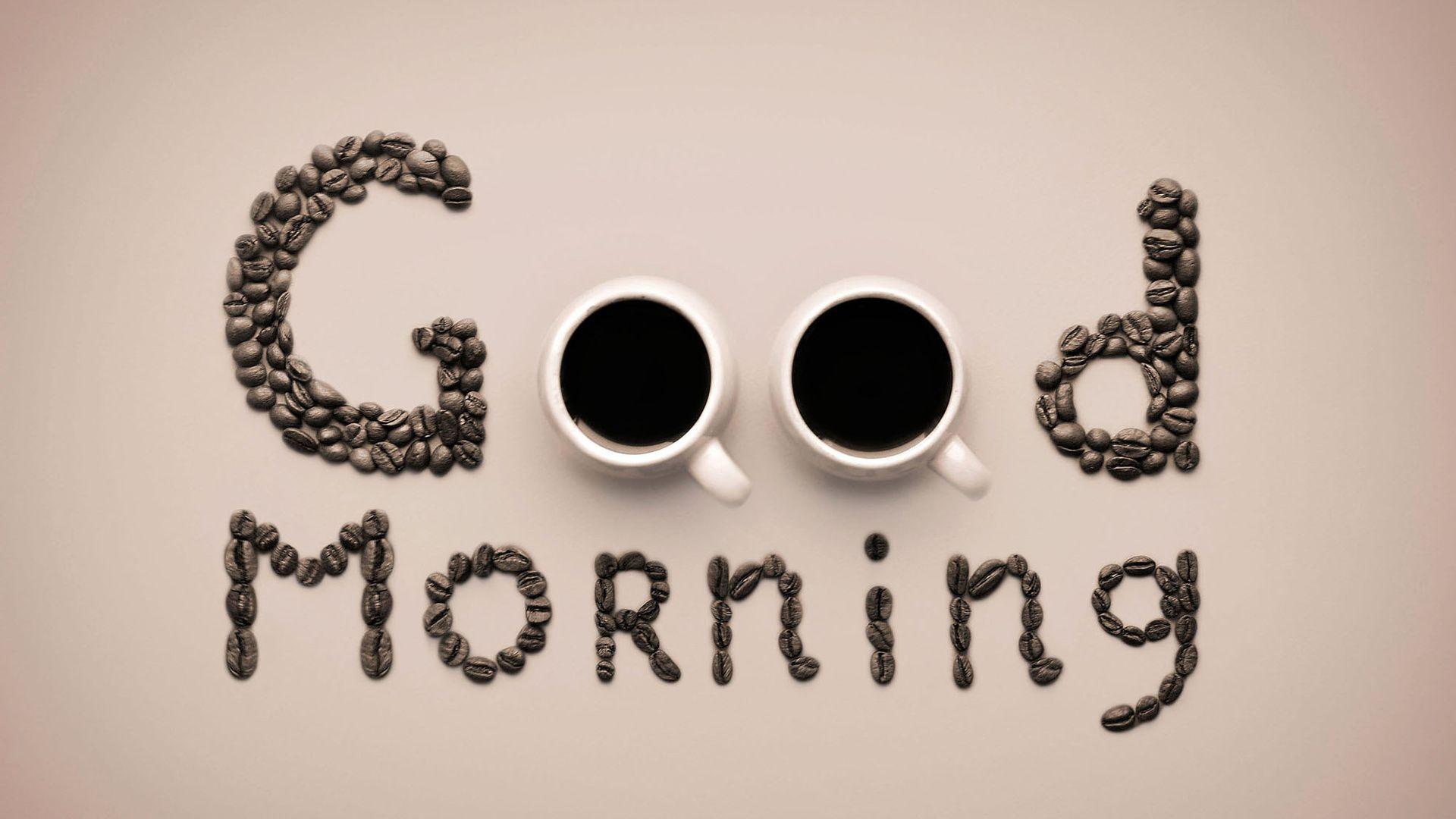 Creative, Good Morning, Cute, Cups, Coffee, Good Morning