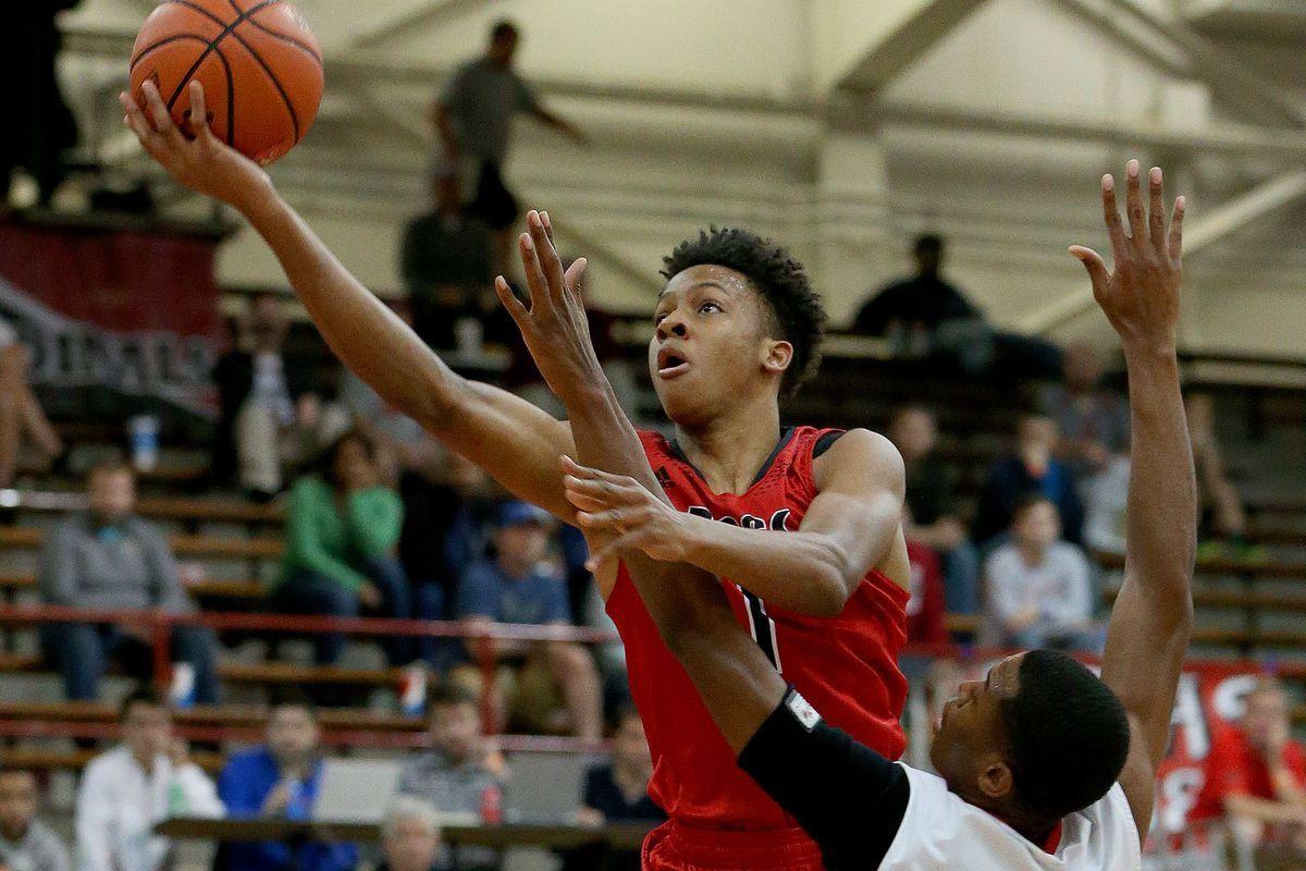 Romeo Langford visiting for Big Blue Madness Sea Of Blue