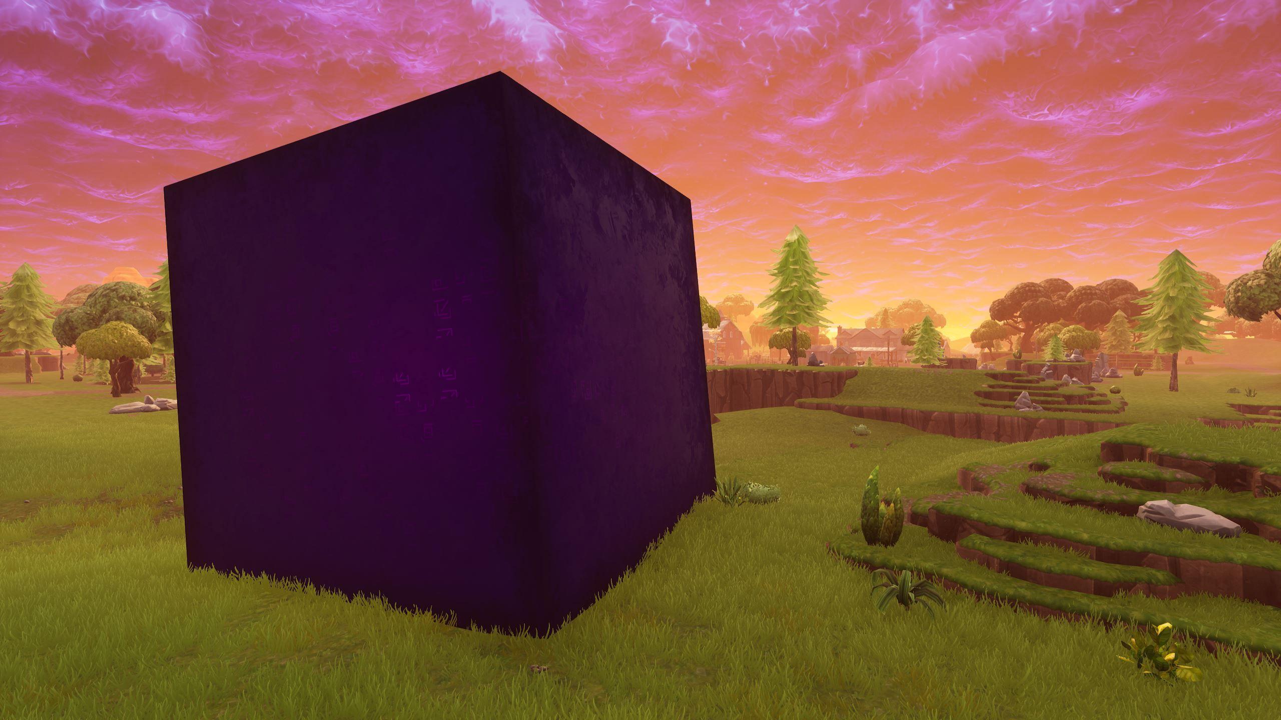 What's in Fortnite's mysterious purple cube?