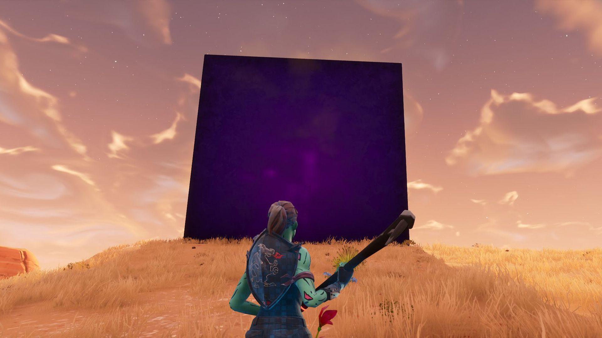 Fortnite's cube just destroyed a building that took 4 months to