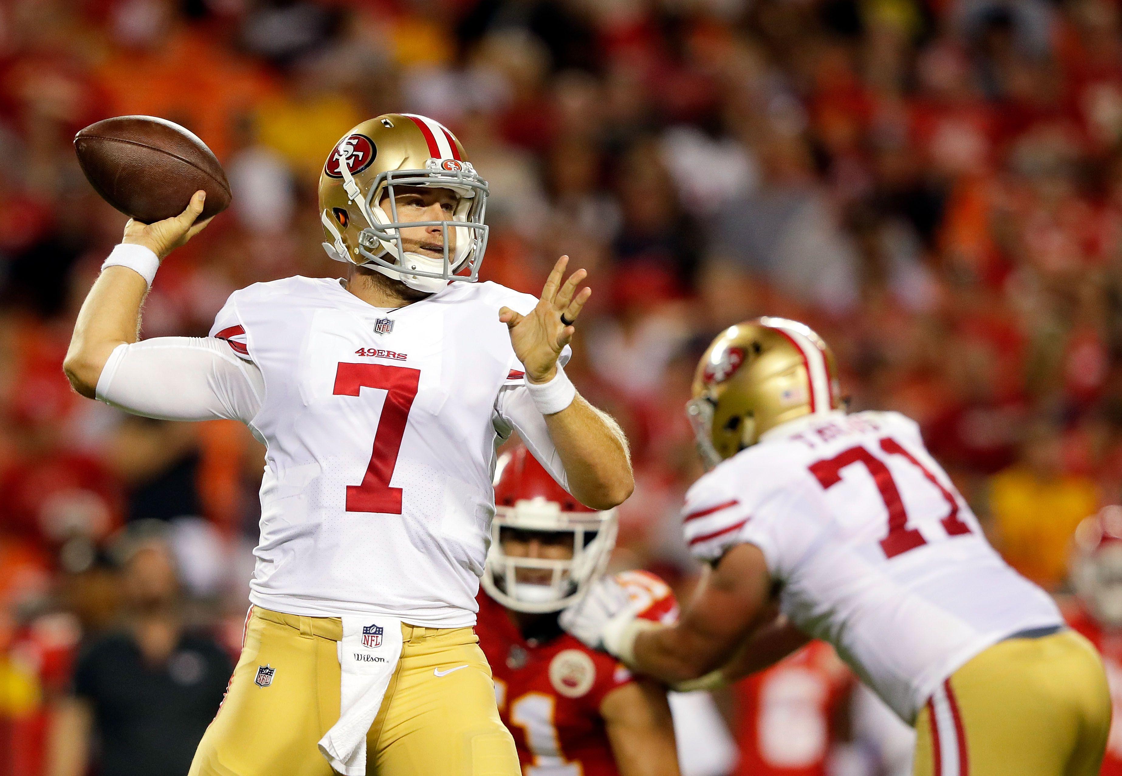 matt barkley 7 san francisco 49ers jersey