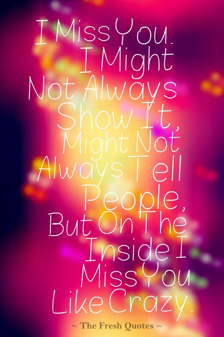 Missing Quotes Miss You Messages