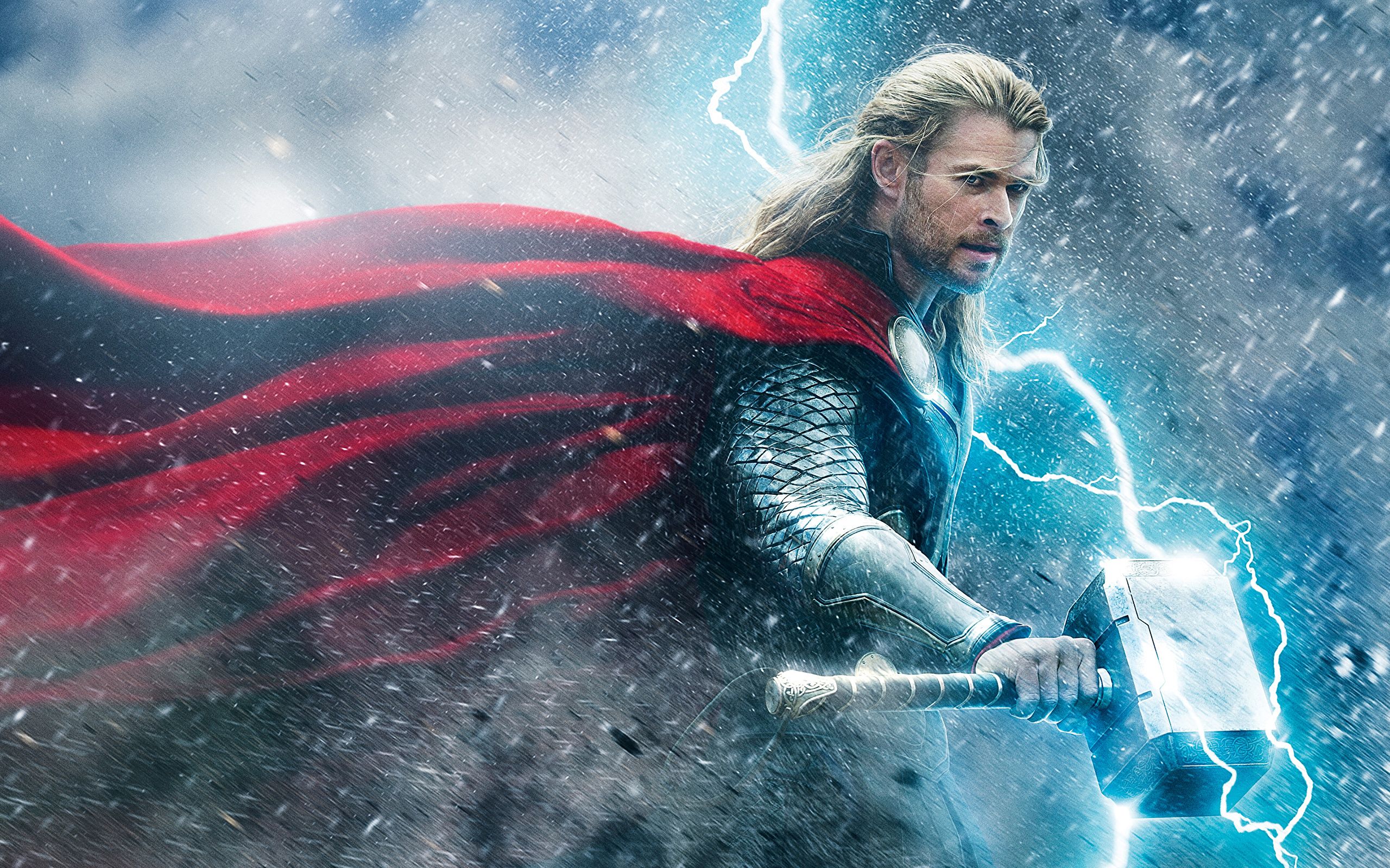 Picture Thor: The Dark World Chris Hemsworth Man Warriors 2560x1600