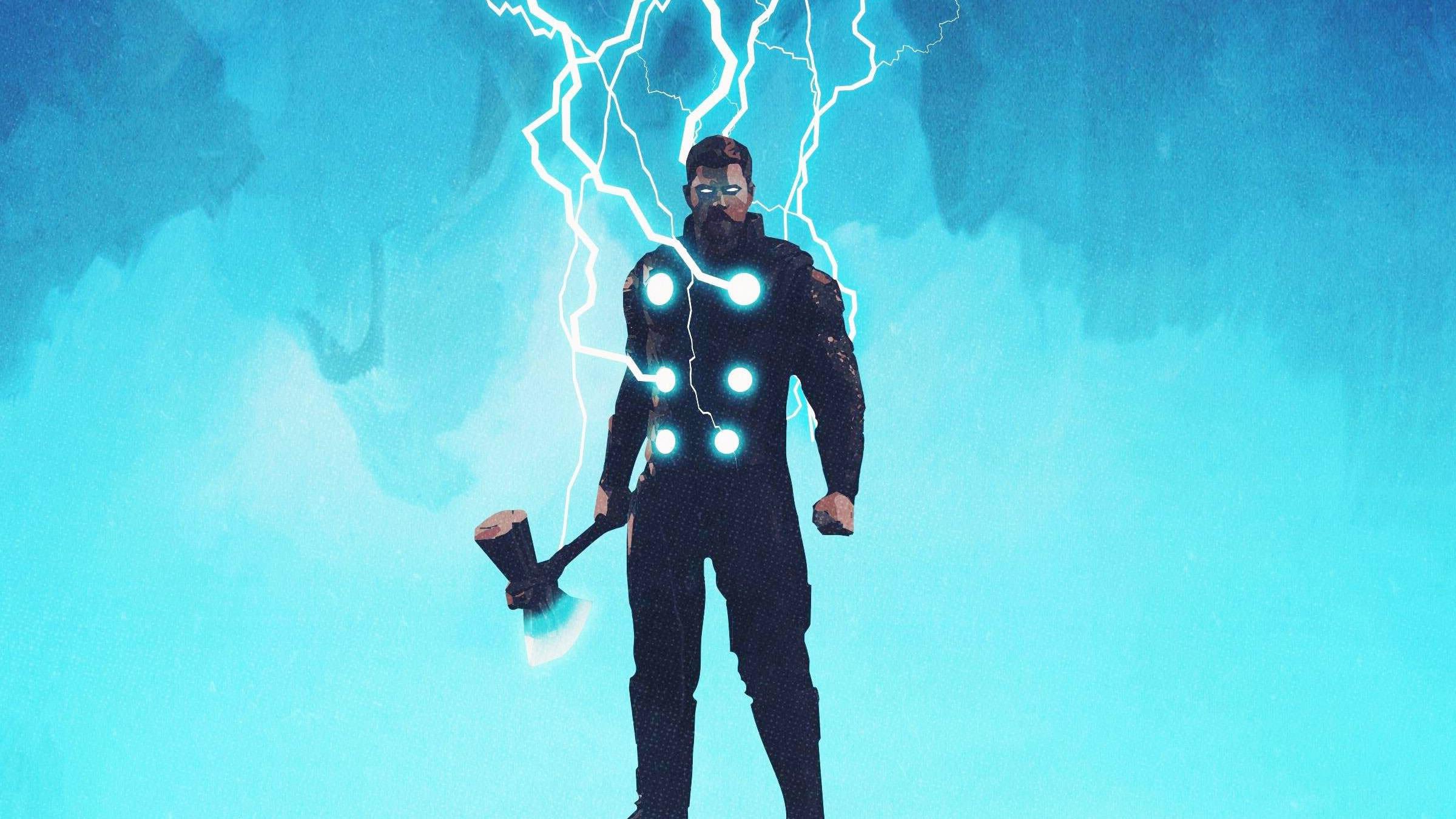 Thor Lighting Thunder 4K HD Wallpaper