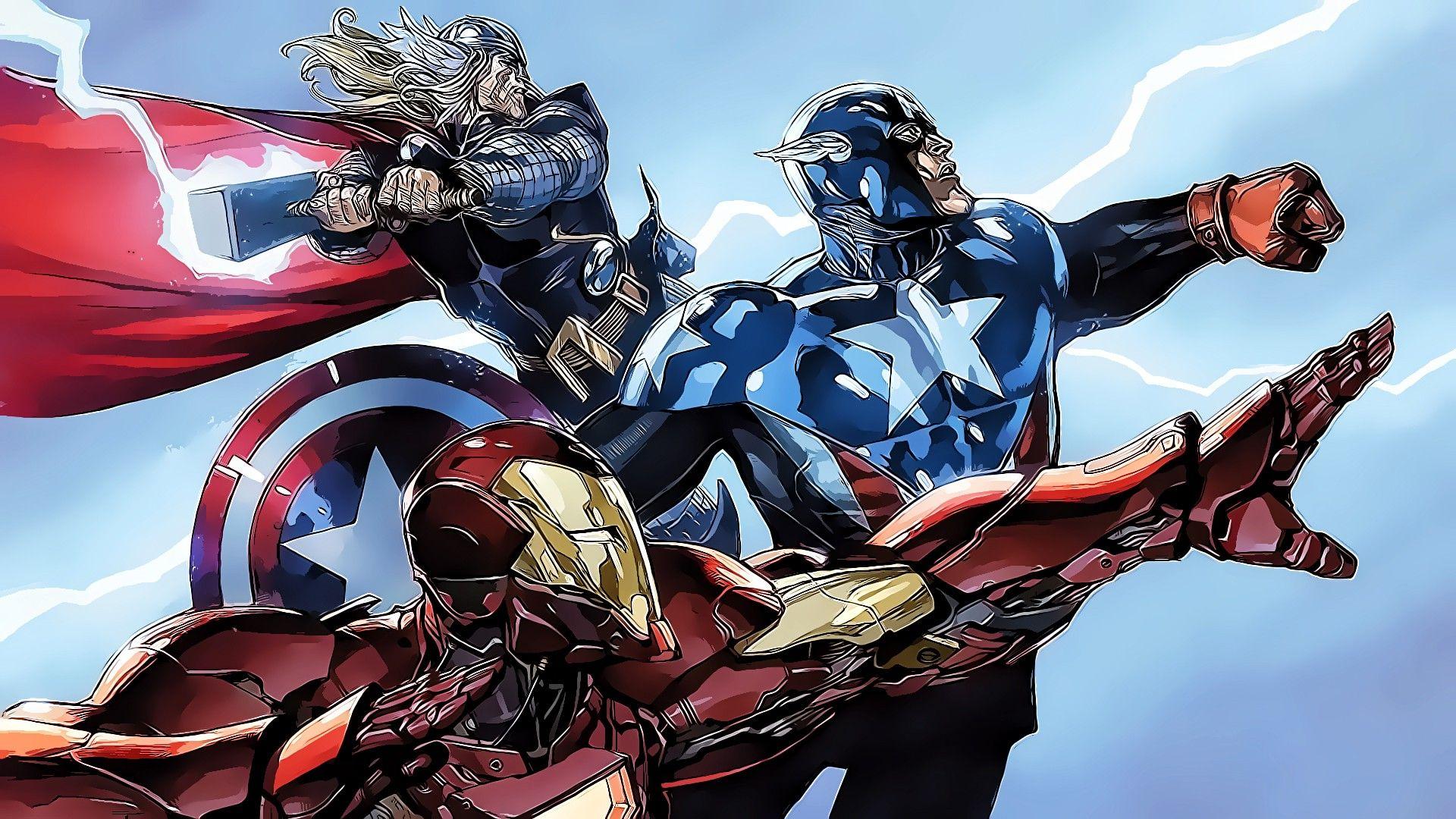 Marvel Comics, Iron Man, Captain America, Thor, Superhero