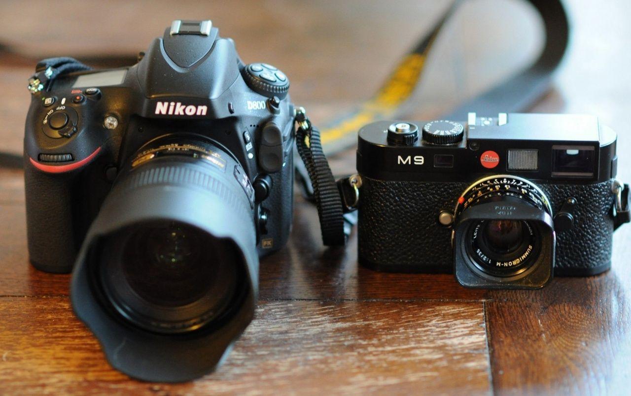 Nikon and Leica wallpaper. Nikon and Leica