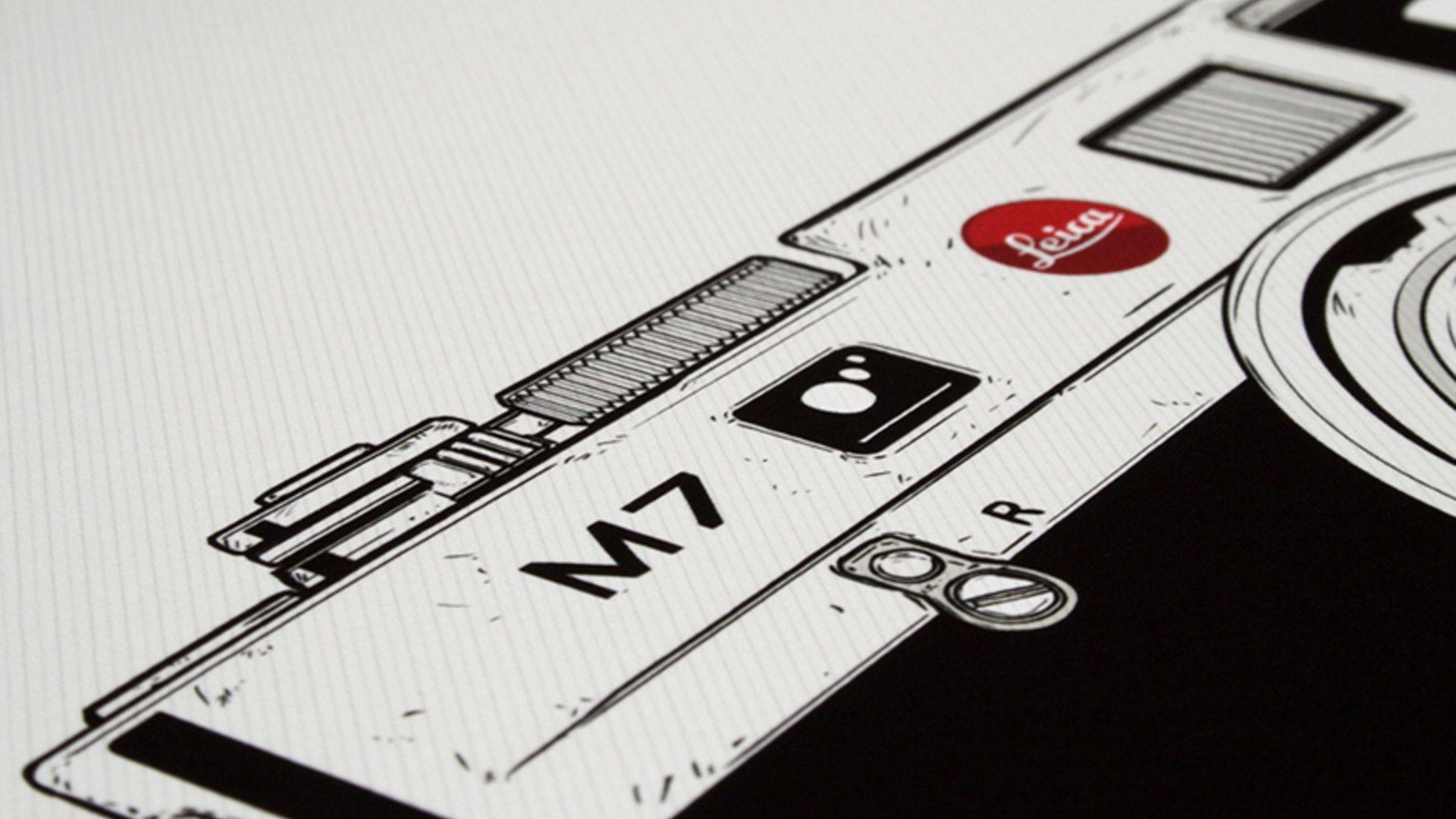 Black, Wallpaper, Leica, Background., The Camera, M7