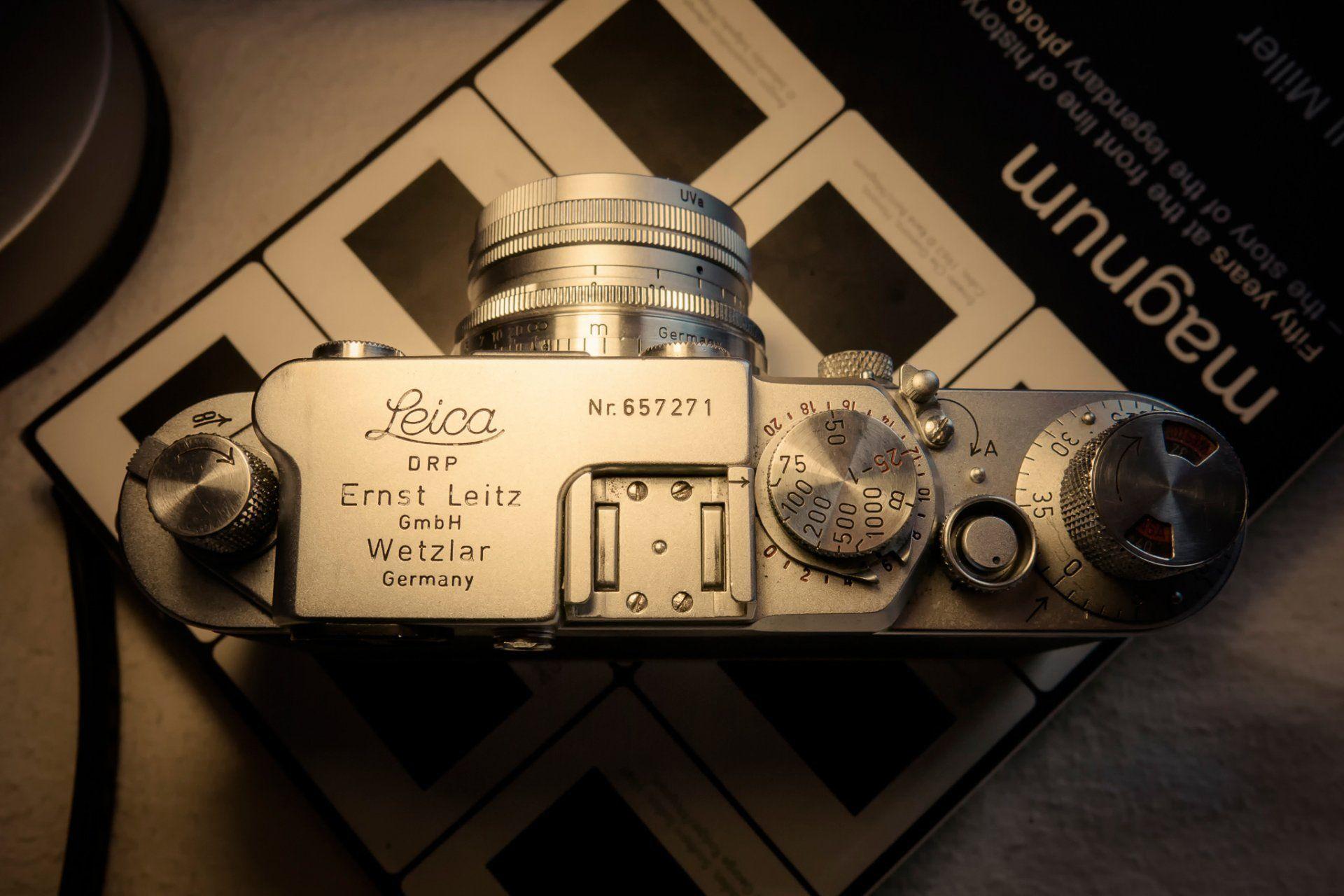 leica a camera top view HD wallpaper