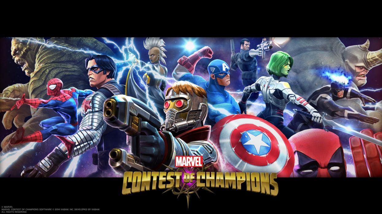 MARVEL CONTEST CHAMPIONS superhero action fighting arena hero