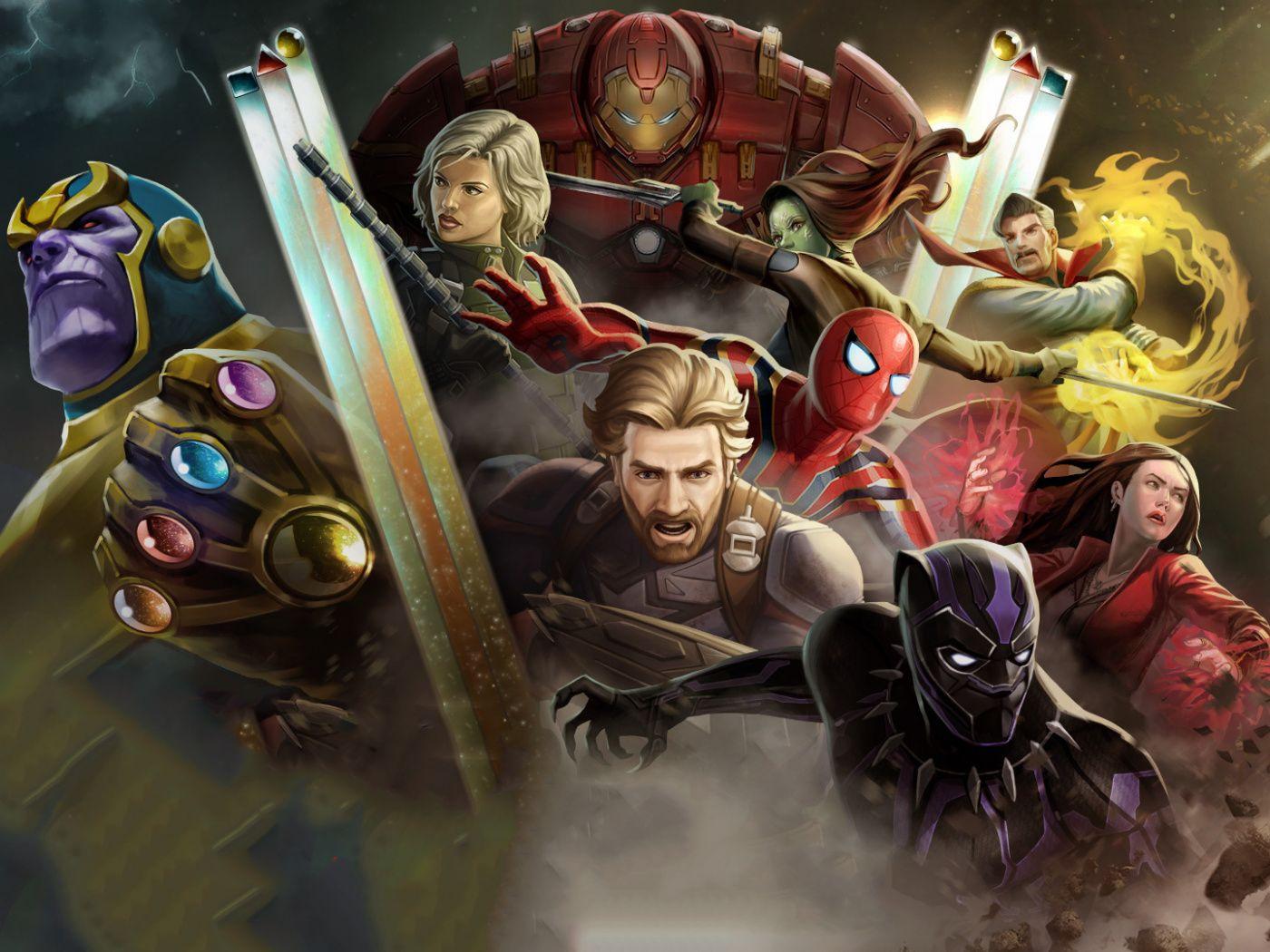 Download 1400x1050 wallpaper avengers: infinity war, marvel: contest