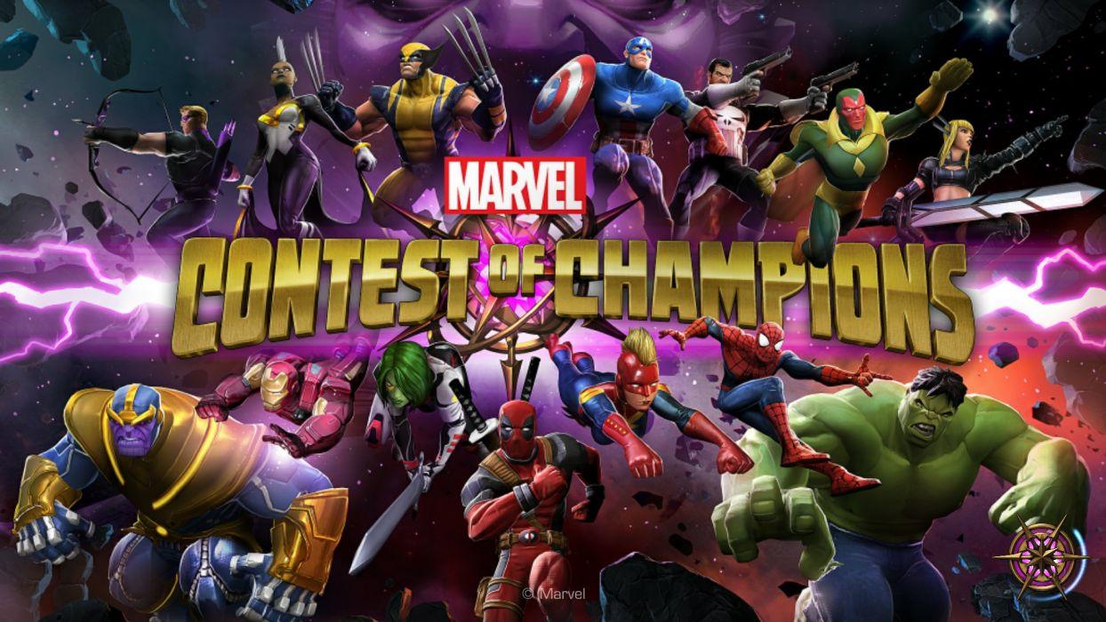 MARVEL CONTEST CHAMPIONS superhero action fighting arena hero