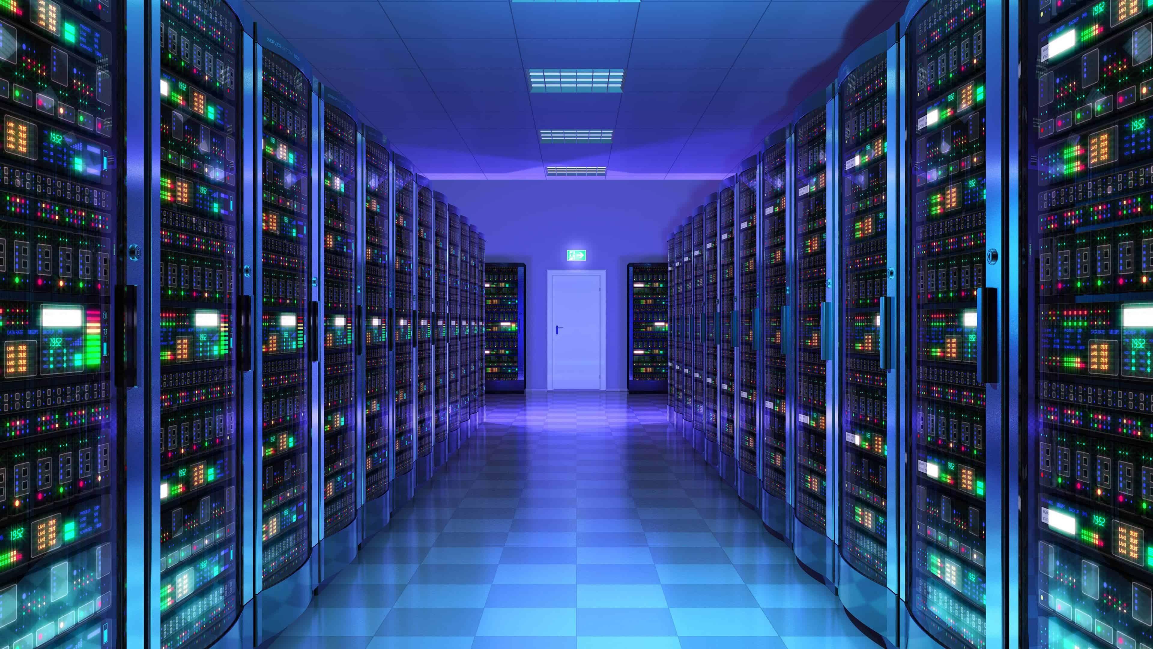 Server Room Wallpaper