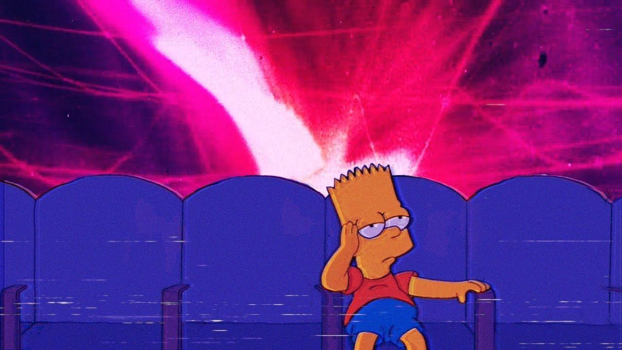 Sad Trippy Simpsons Wallpaper