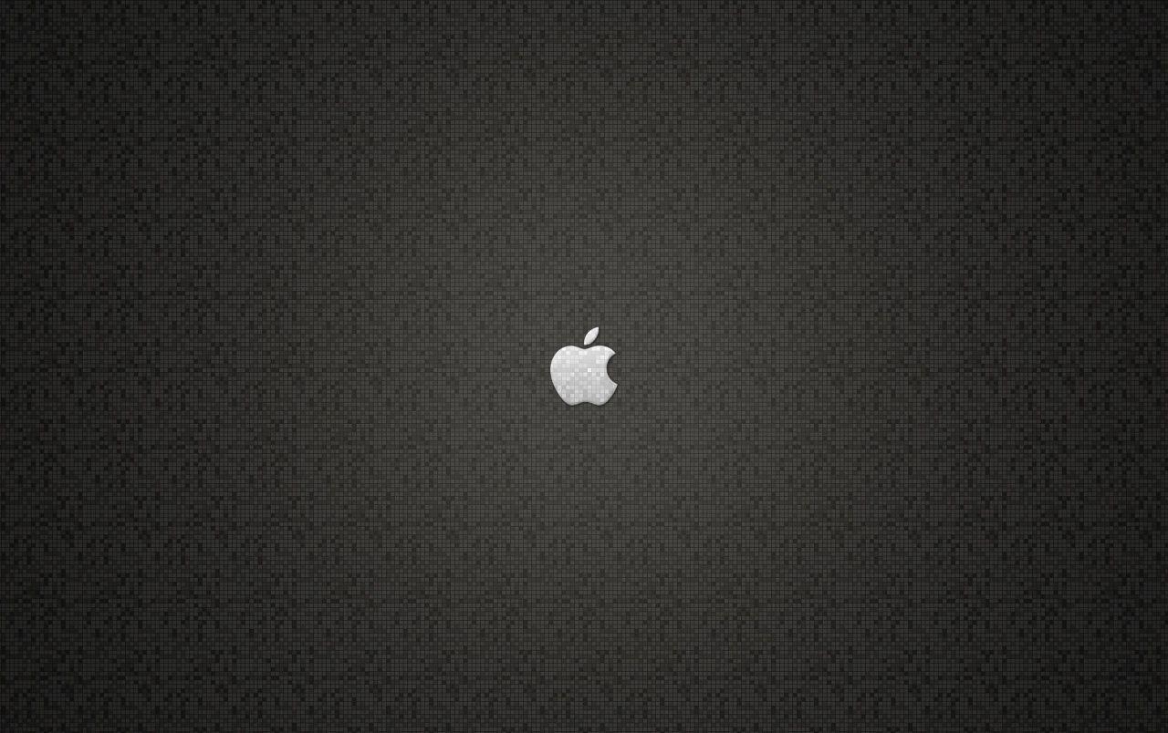 Grey Apple logo wallpaper. Grey Apple logo