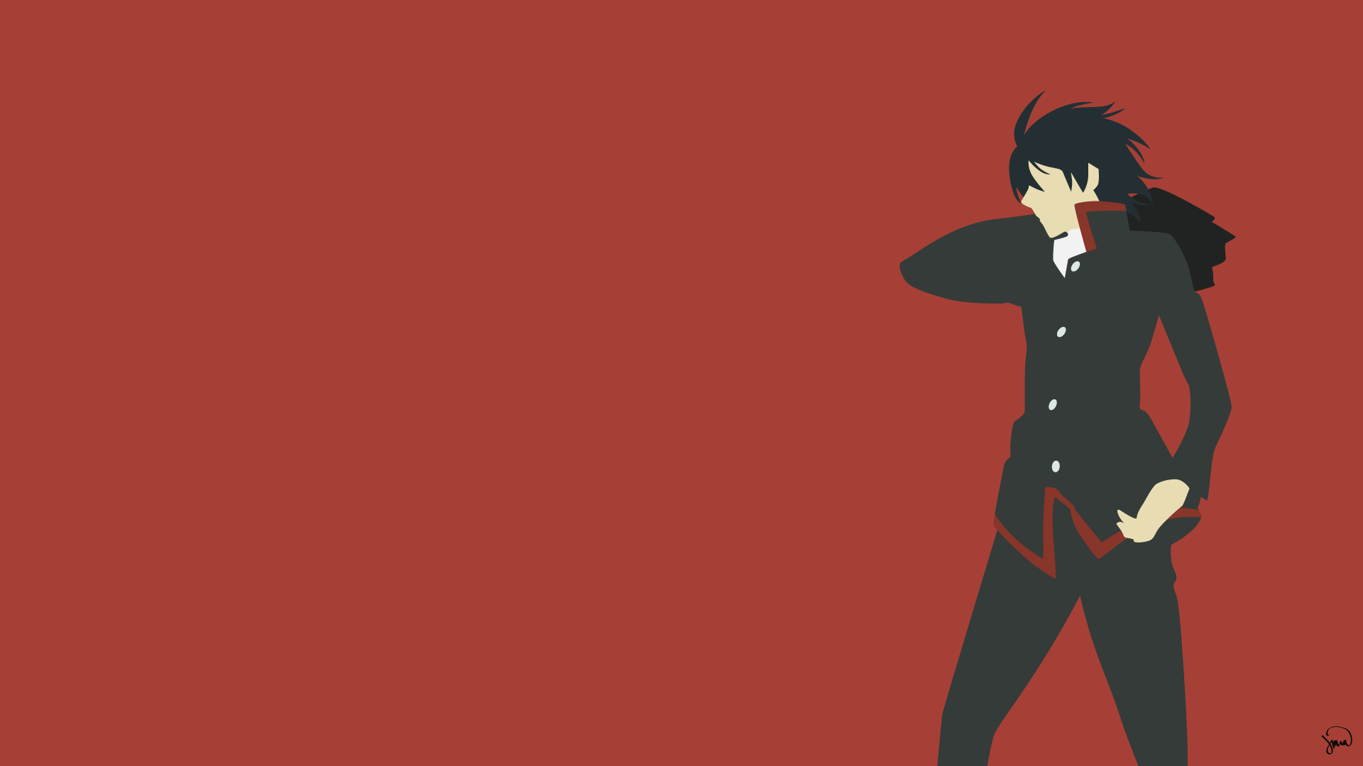 Featured image of post Red Minimalist Wallpaper Anime Looking for the best minimalist anime wallpapers