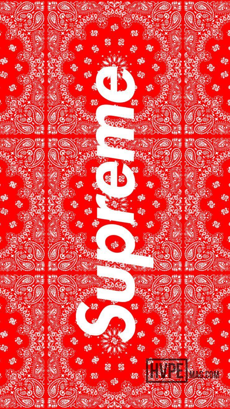 Supreme, brand, coll, lifestyle, red, red, supreme, trend, viral, HD phone  wallpaper