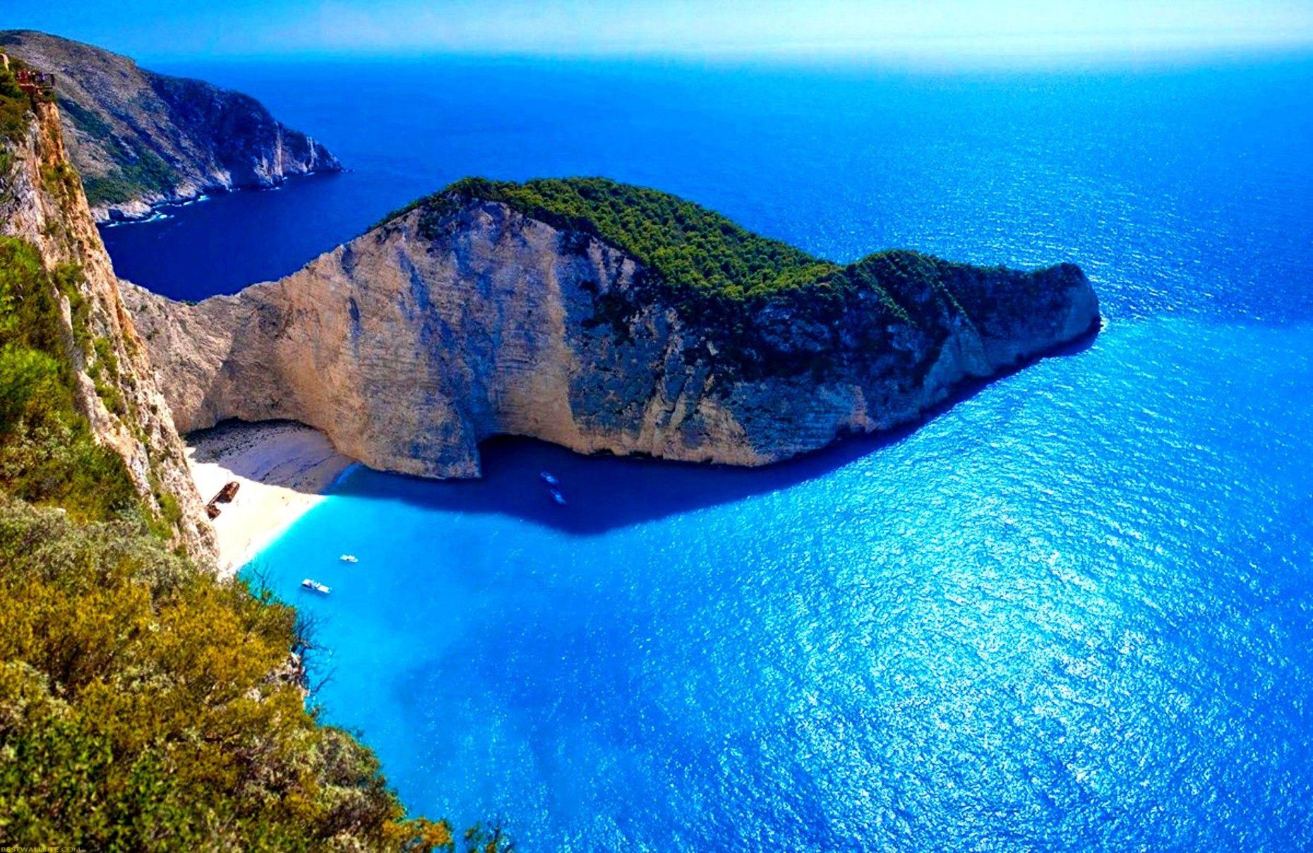 Beautiful Zakynthos Beach In Greece