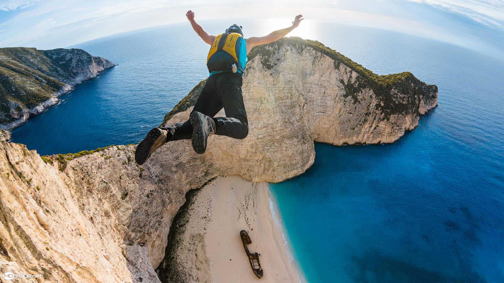 Travel Base Jumping At Zakynthos Greece Desktops Free Wallpaper