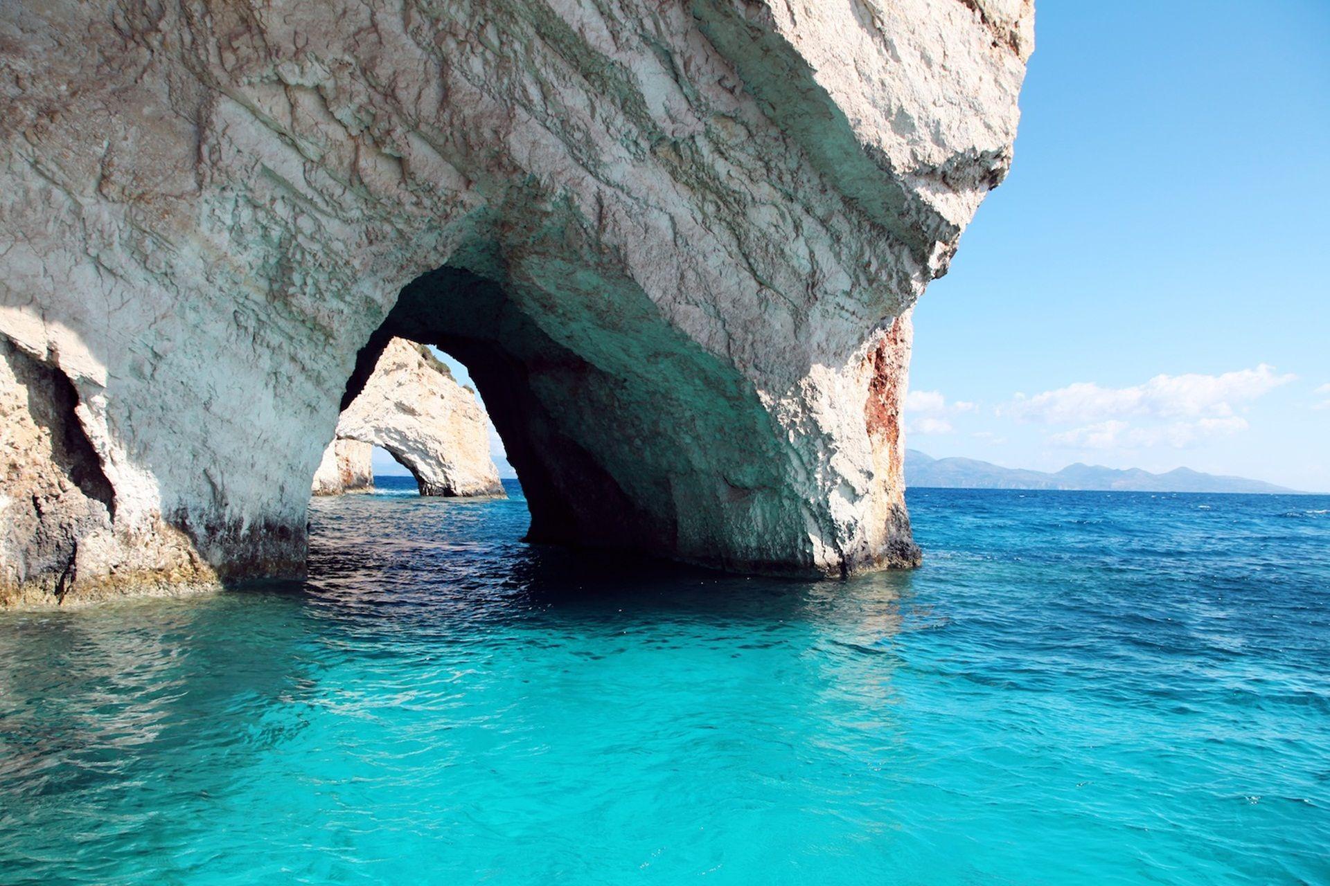 Blue Caves Zakynthos Island Greece HD Desktop Wallpaper 27153