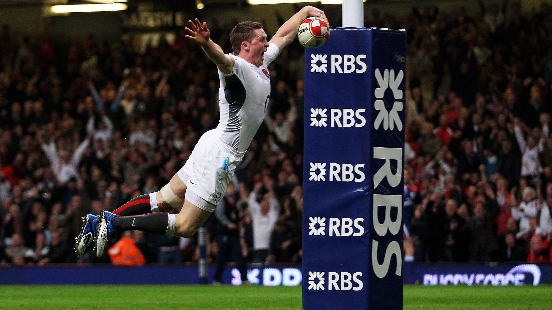 England Rugby Chris Ashton Diving To Score 1920x1080 HD Rugby