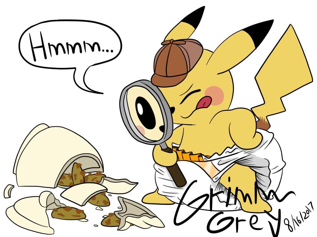 Detective Pikachu is on the Case by GrimmInHisCrib - Fur Affinity