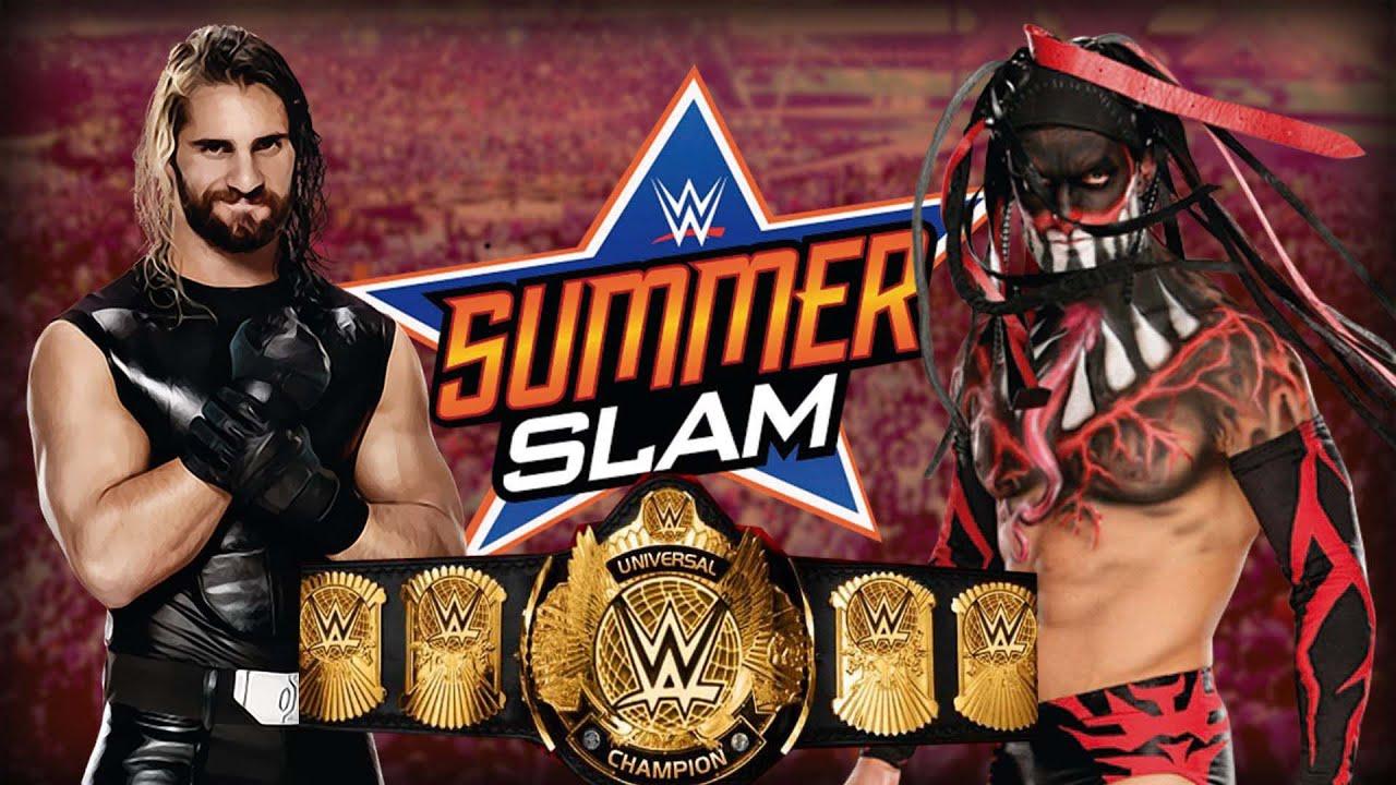WWE SummerSlam 2016 Balor vs Seth Rollings Universal