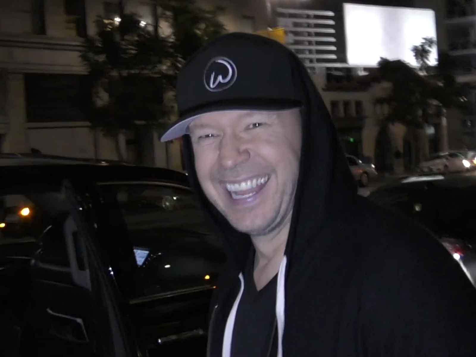 Donnie Wahlberg Gets 'Bad and Boujee' While Driving His Kids Around